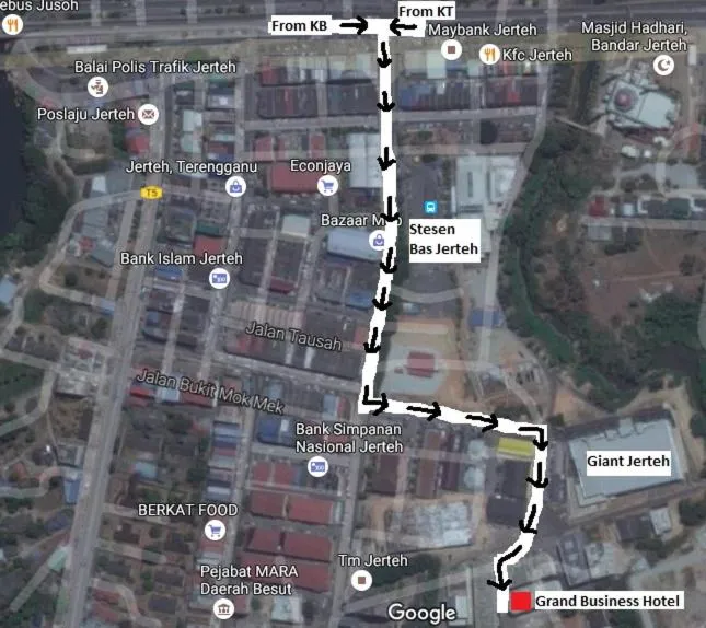 Bird's eye view in Grand Business Hotel