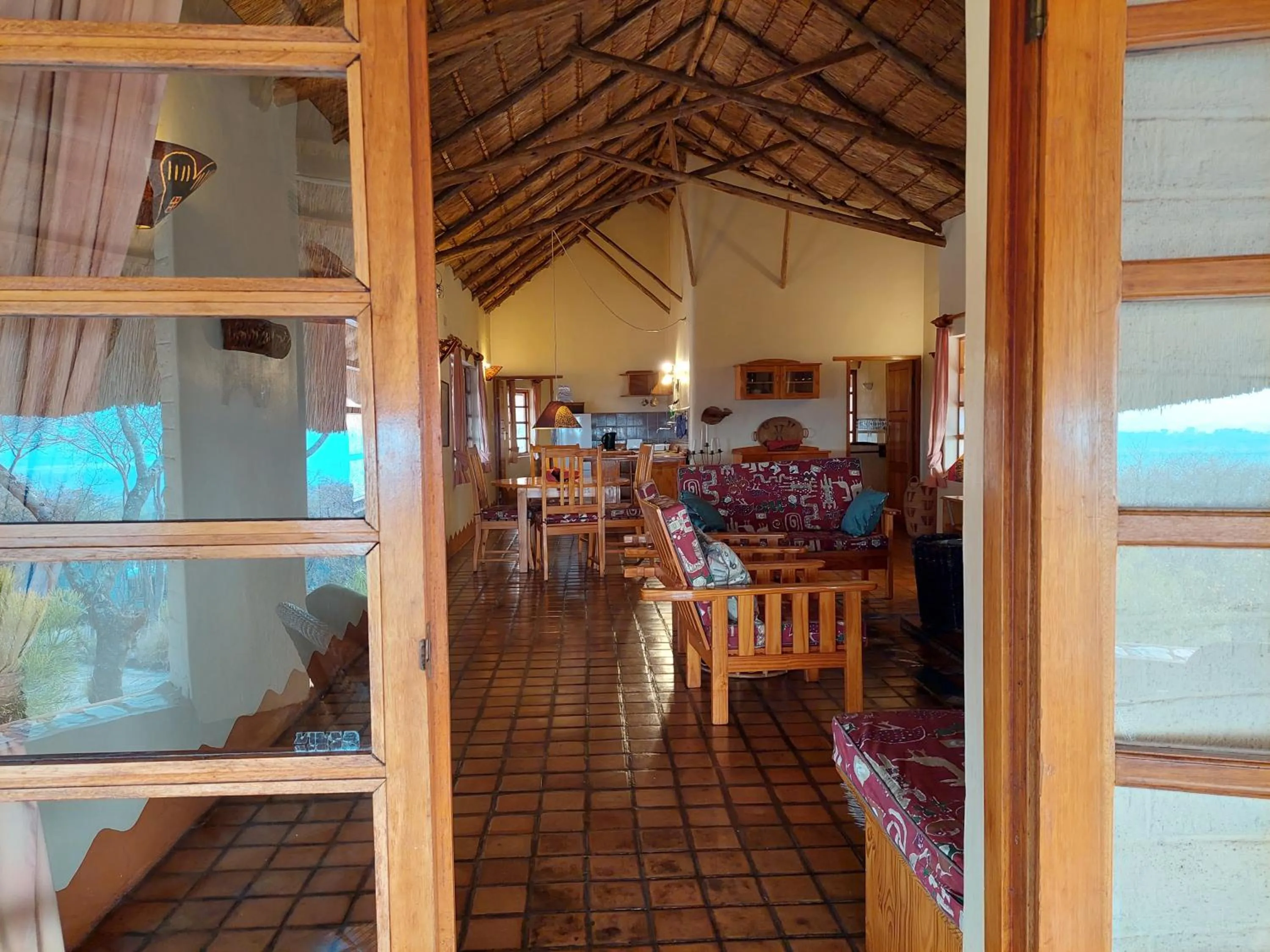Living room in Musangano Lodge