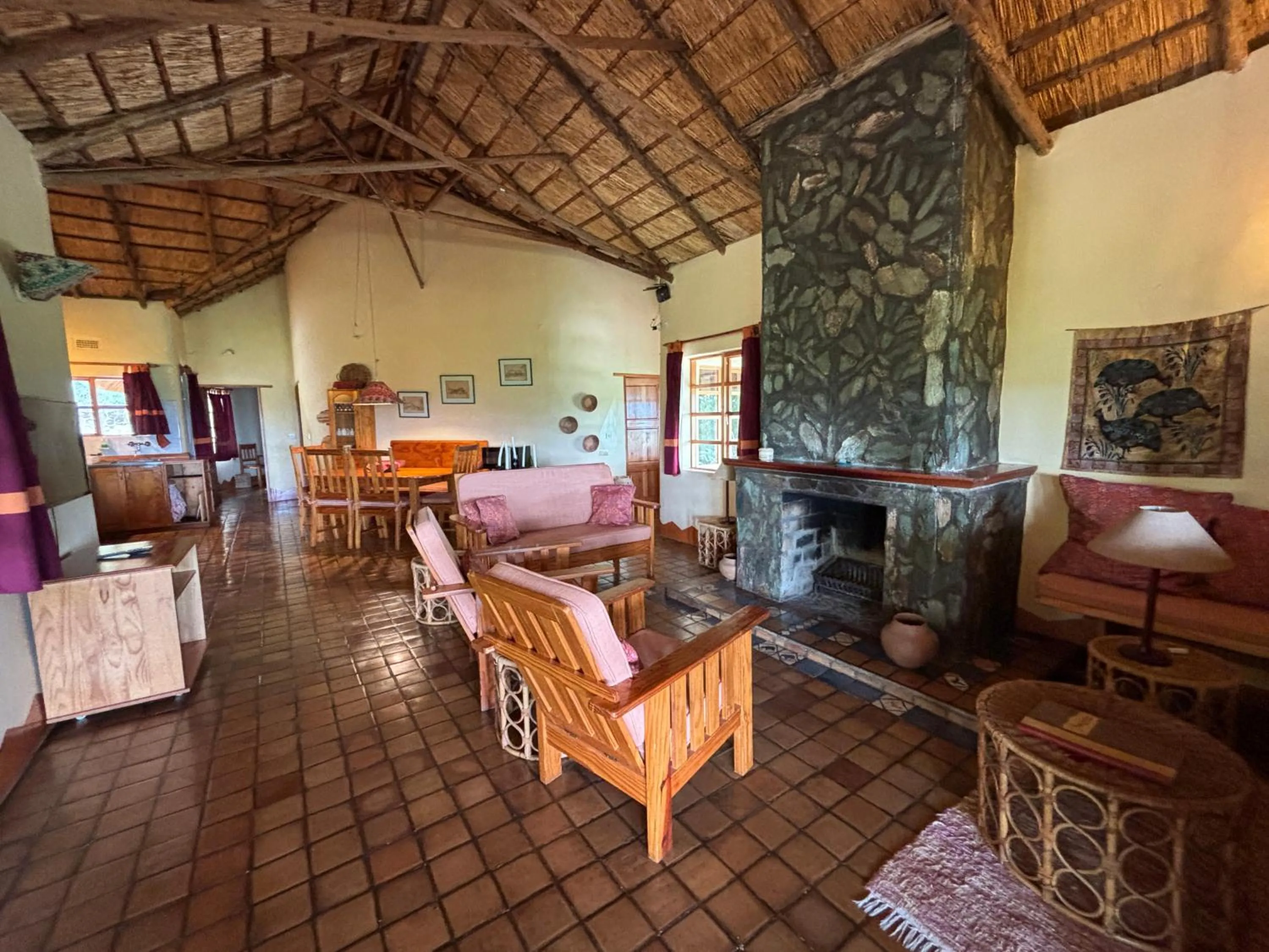 Living room in Musangano Lodge