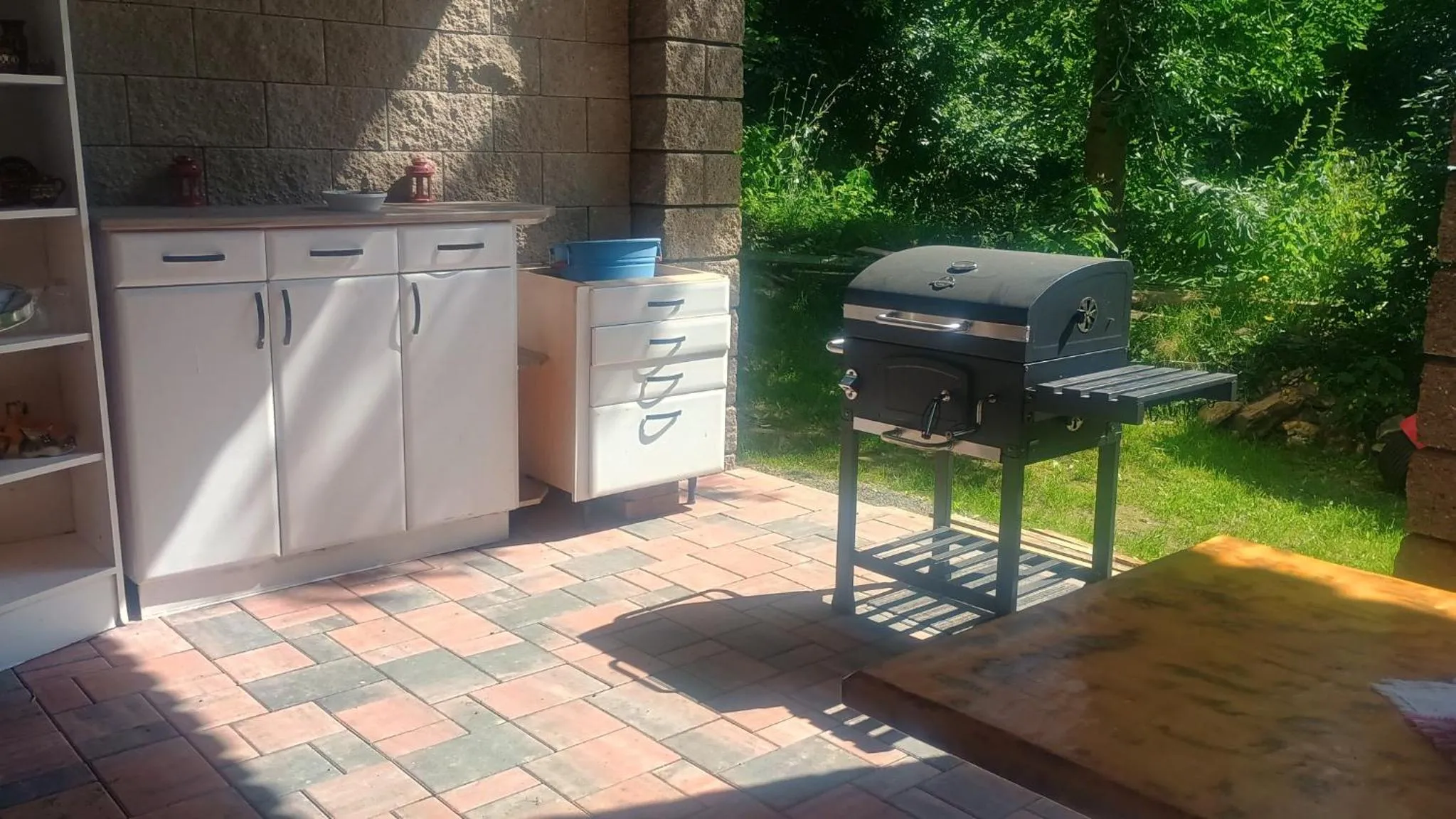 BBQ facilities in Penzion "V Zelený"
