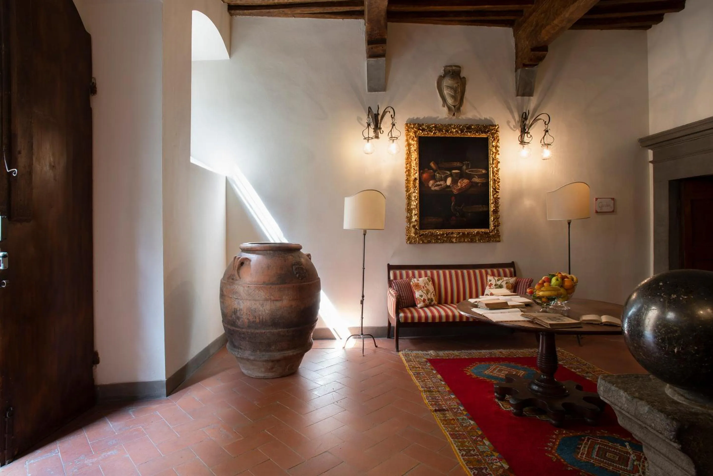 Lobby or reception in Palazzo Malaspina B&B