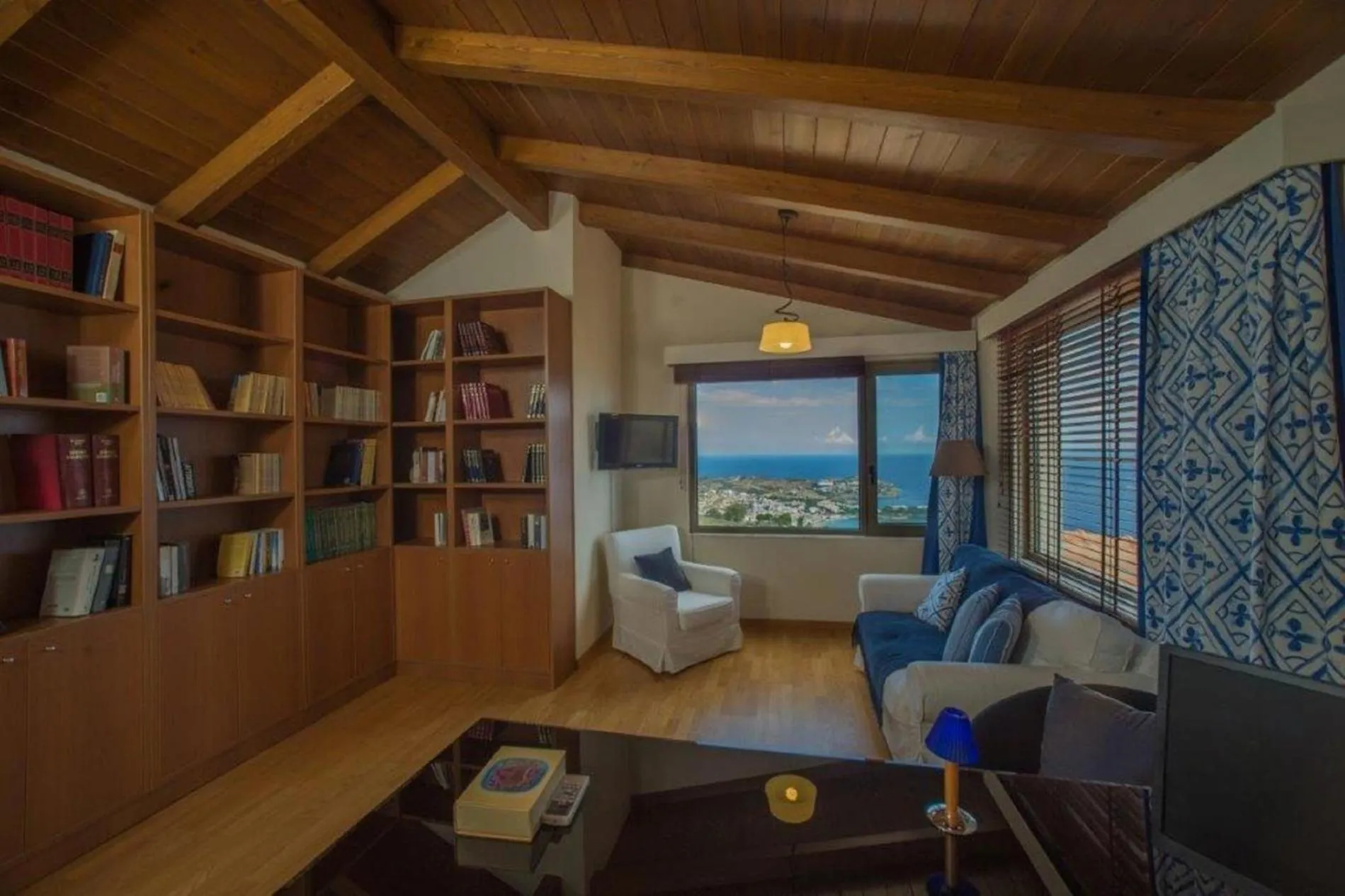 Living room in Luxury Villa Hara with private pool