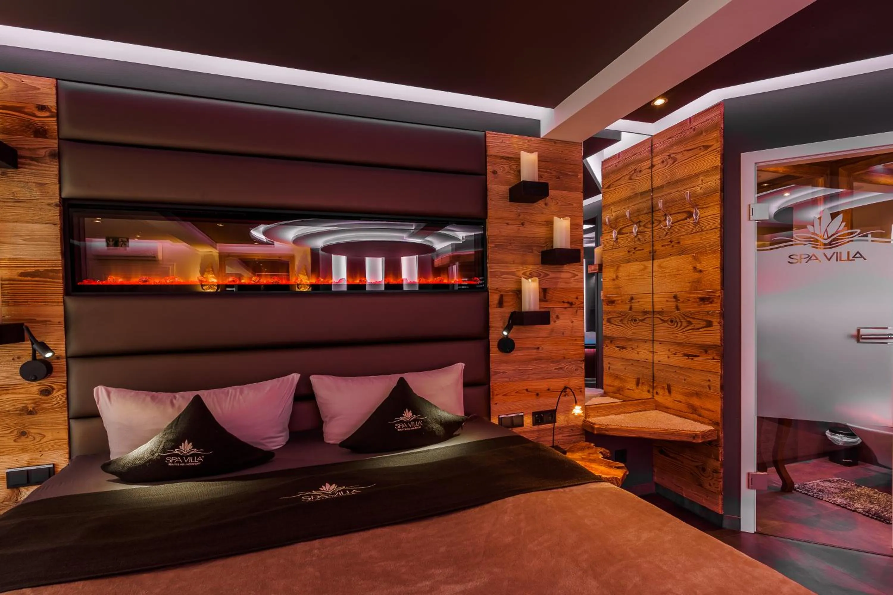 Bed in Hotel SPA VILLA Beauty & Wellness Resort