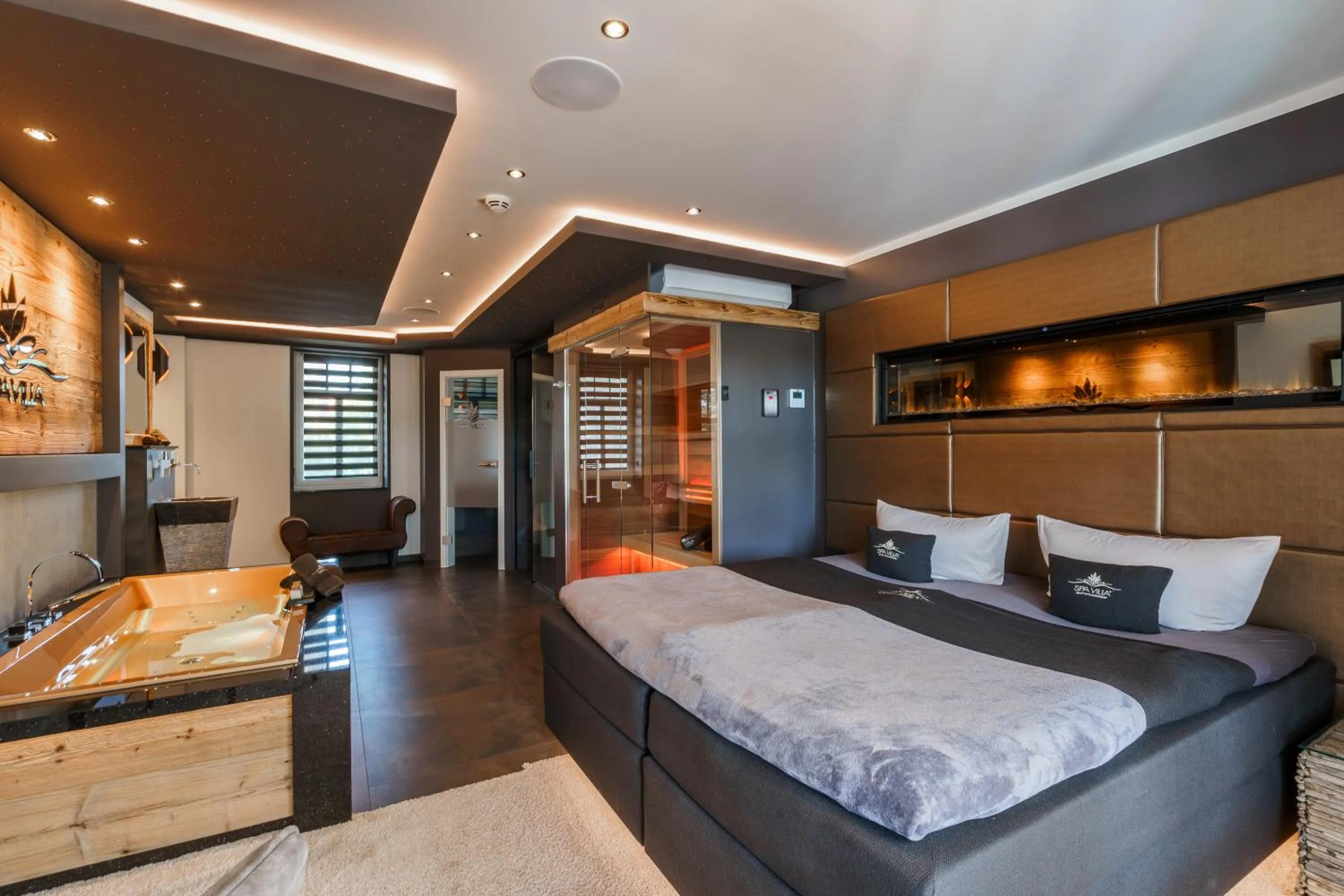 Bed in Hotel SPA VILLA Beauty & Wellness Resort