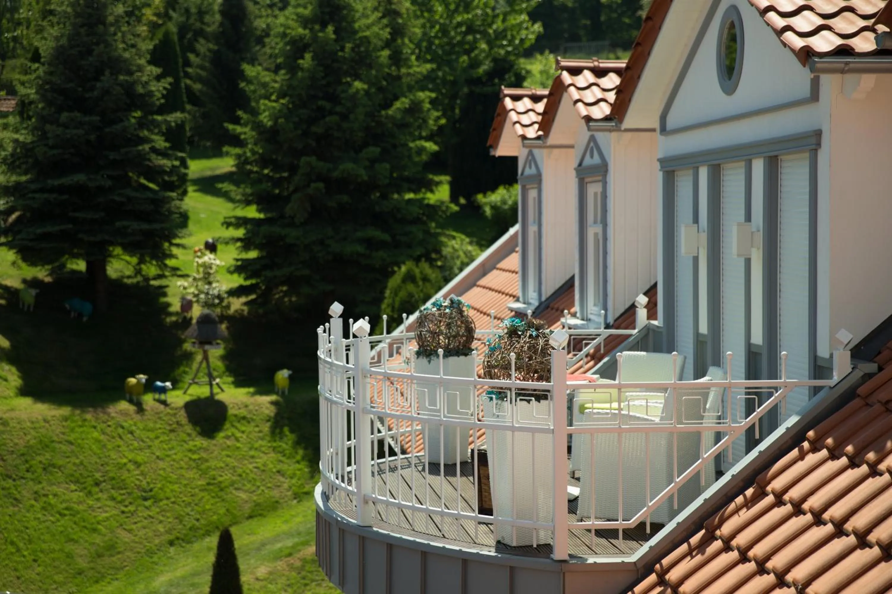 Bird's eye view in Hotel SPA VILLA Beauty & Wellness Resort