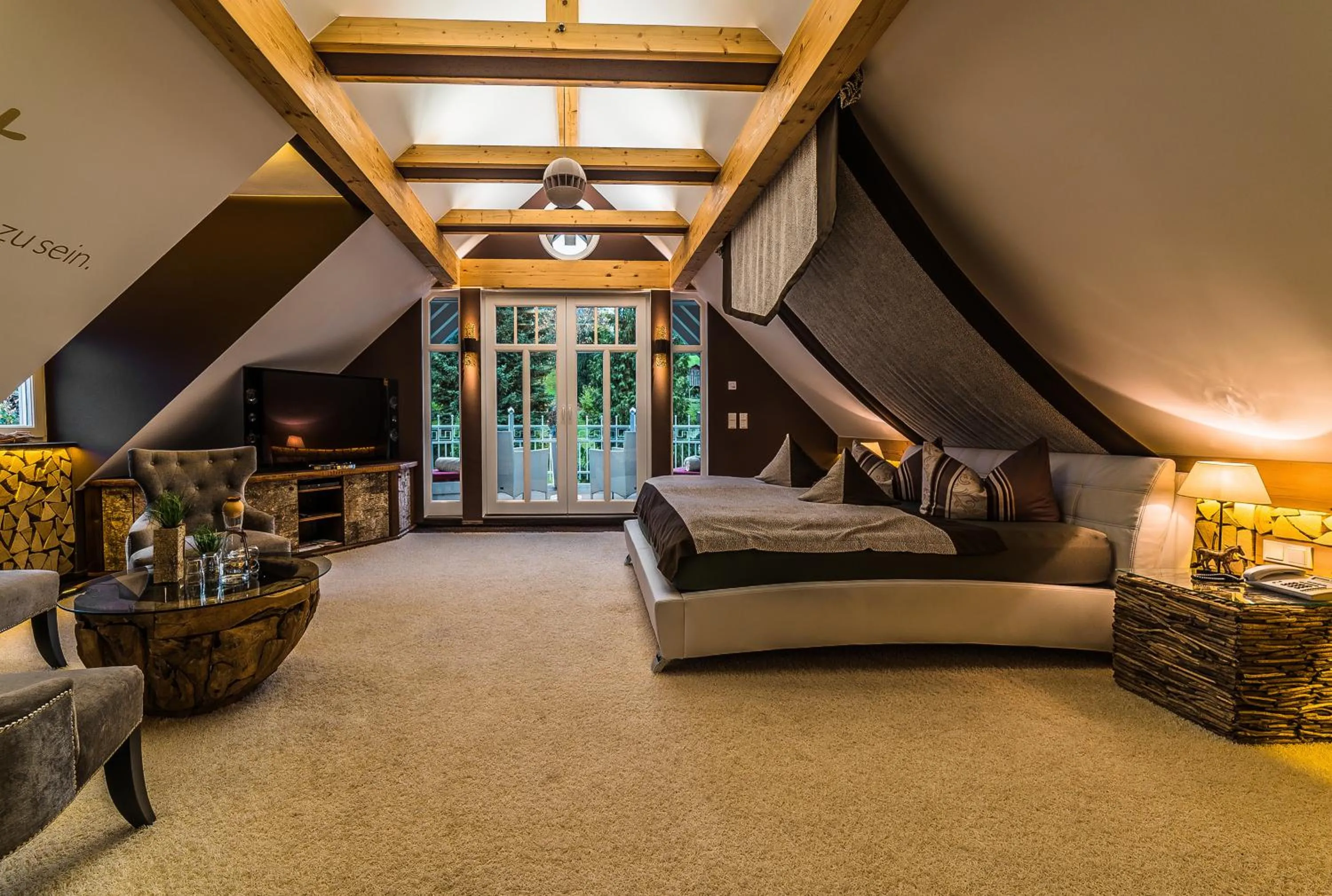 Bed in Hotel SPA VILLA Beauty & Wellness Resort