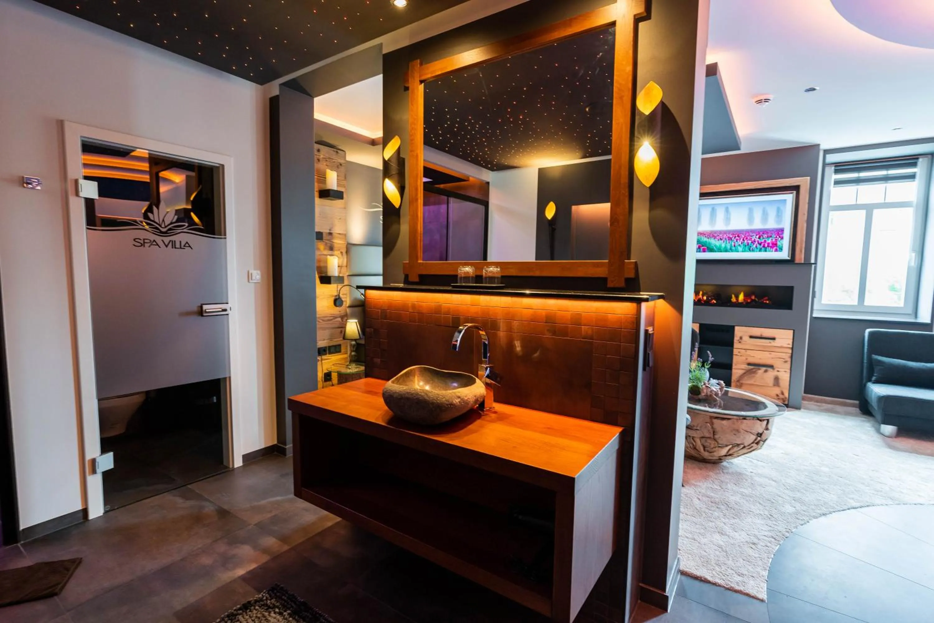 Bed in Hotel SPA VILLA Beauty & Wellness Resort