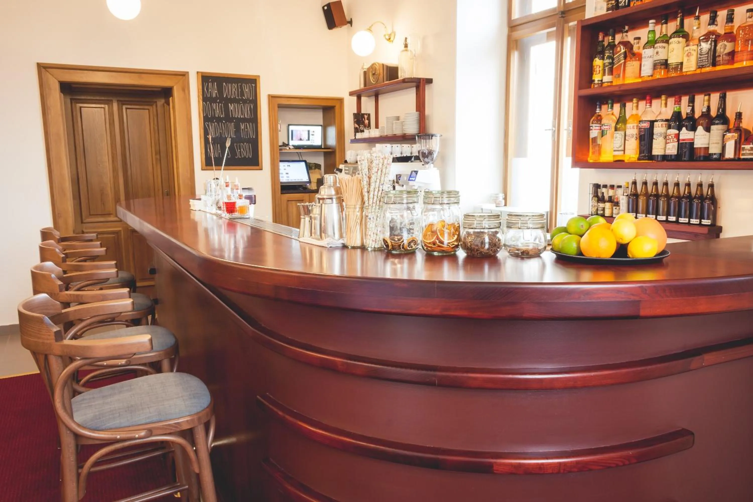 Lounge or bar in Penzion Vila Machů