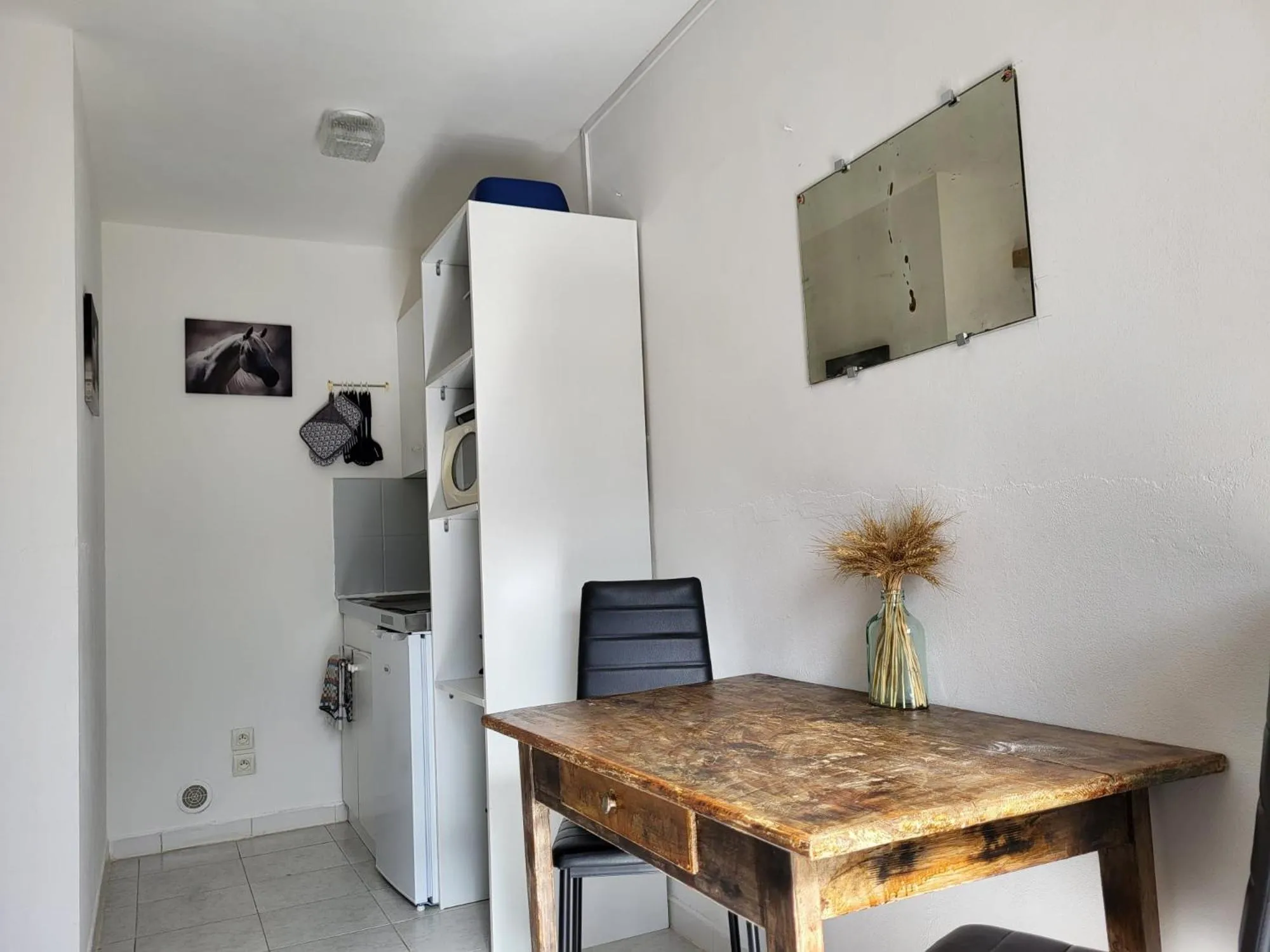 Kitchen or kitchenette in Abrivado Aimargues en petite camargue, parking intérieur, wifi, jardin