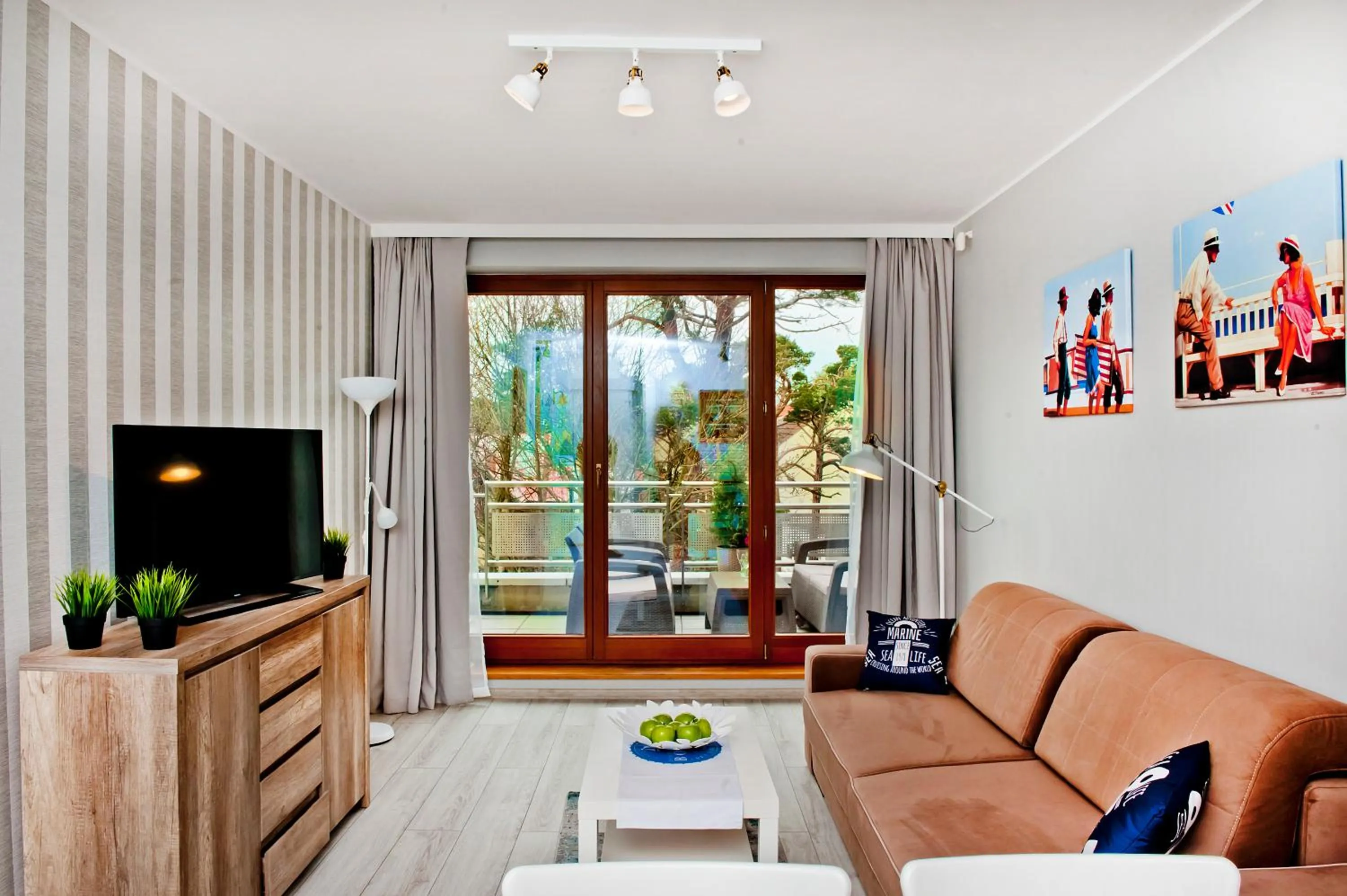 Living room in Międzymorze BlueApart Jurata