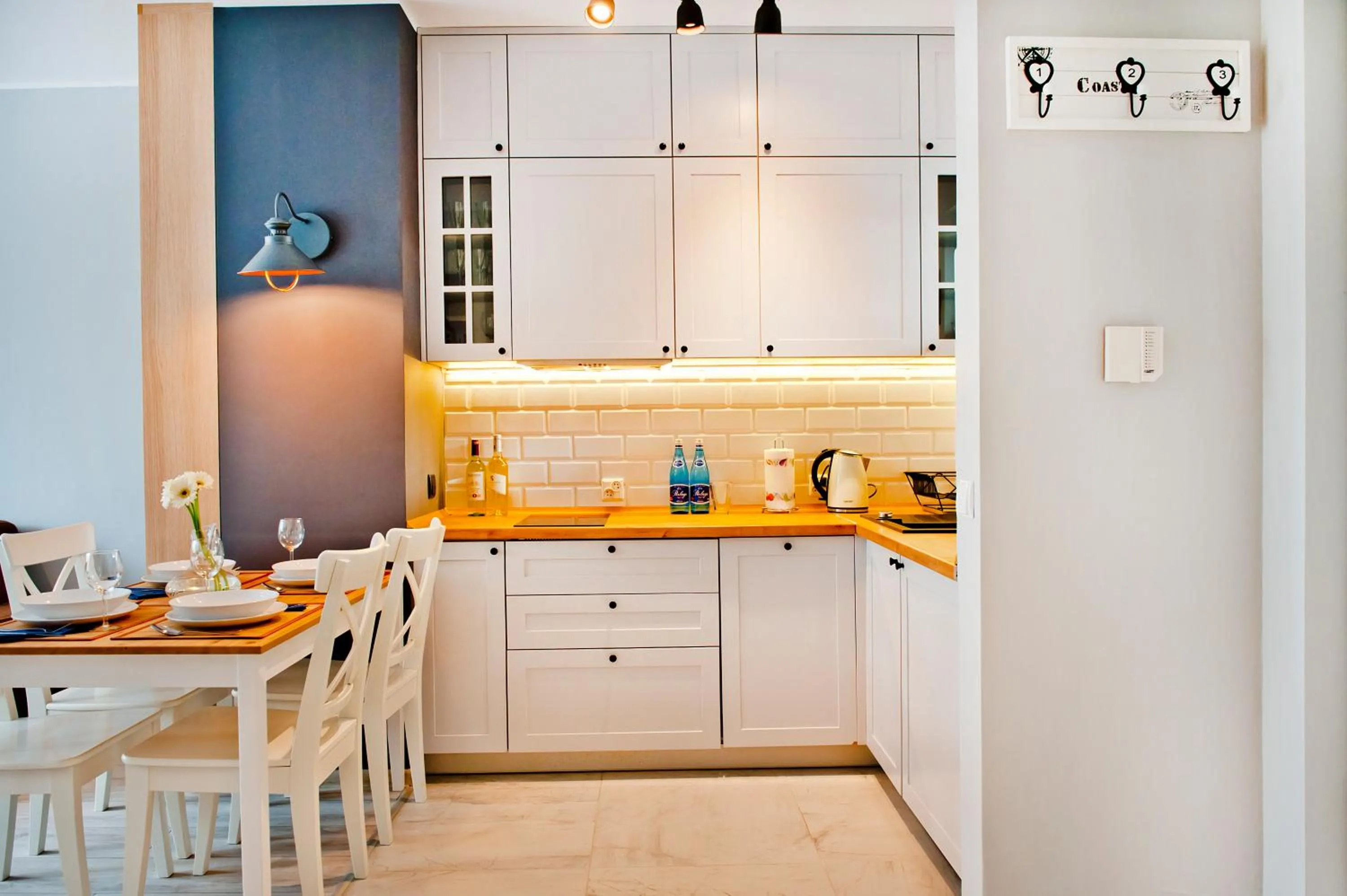 Kitchen or kitchenette in Międzymorze BlueApart Jurata