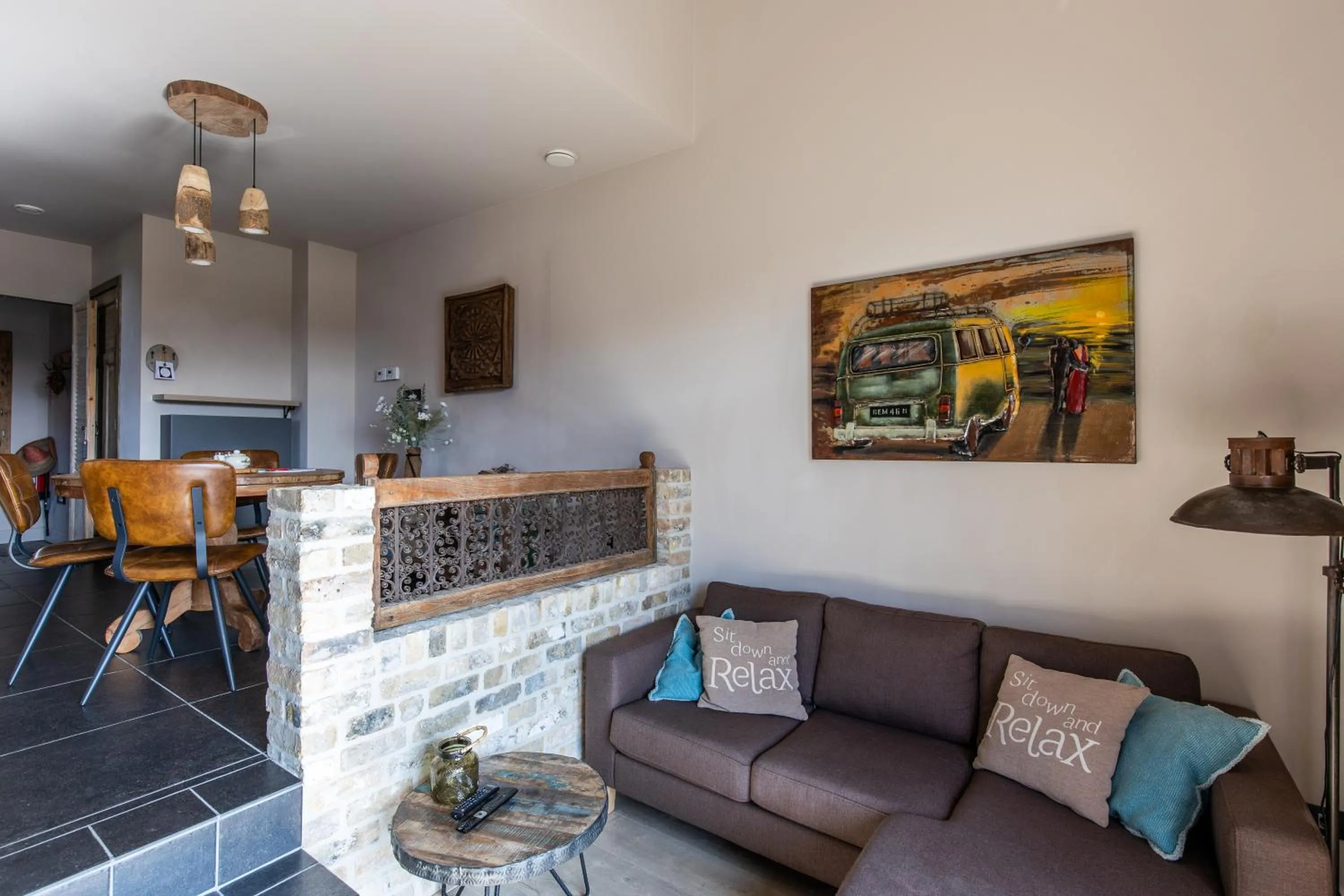 Seating area in Relax B&B Lavendine Pure