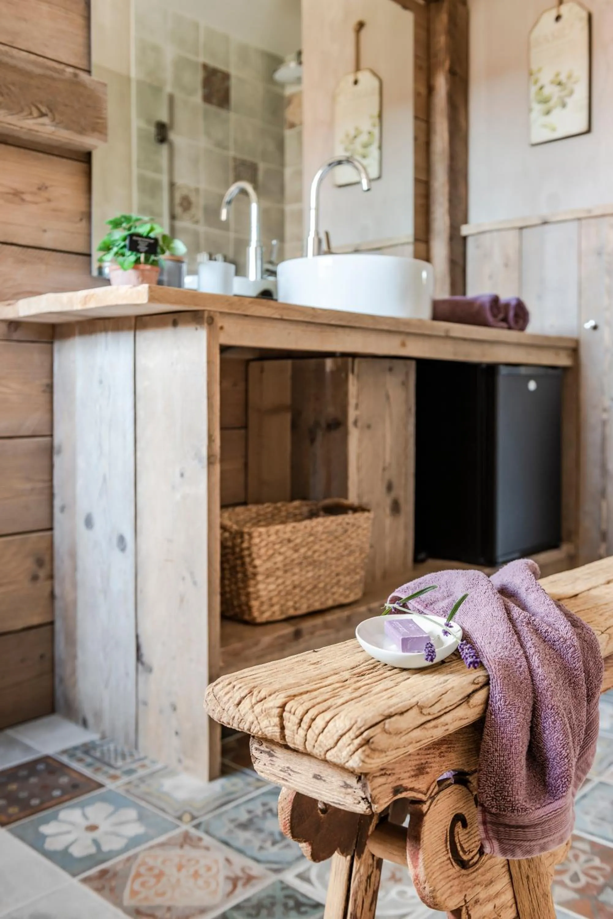 Shower in Relax B&B Lavendine Pure