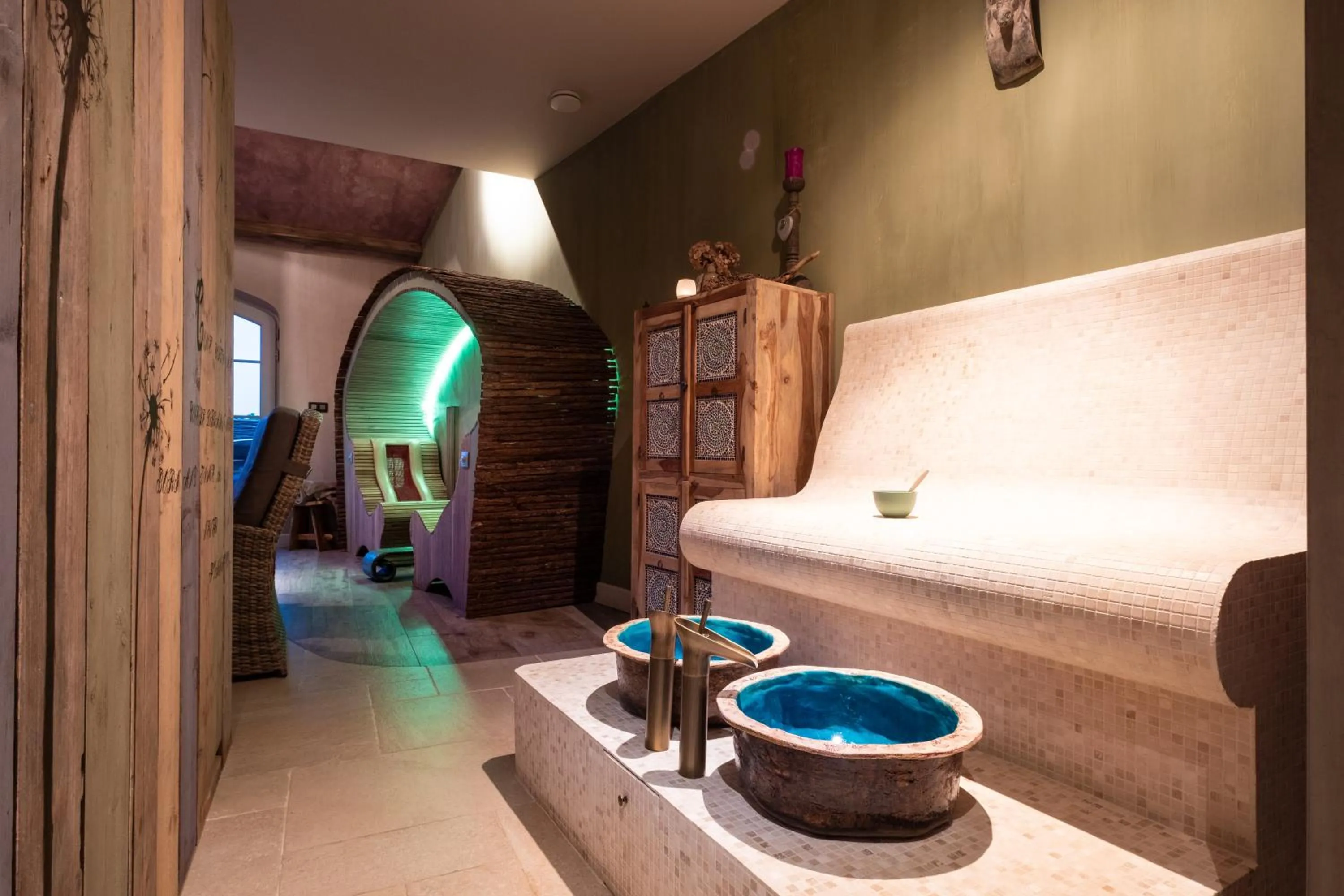 Sauna in Relax B&B Lavendine Pure