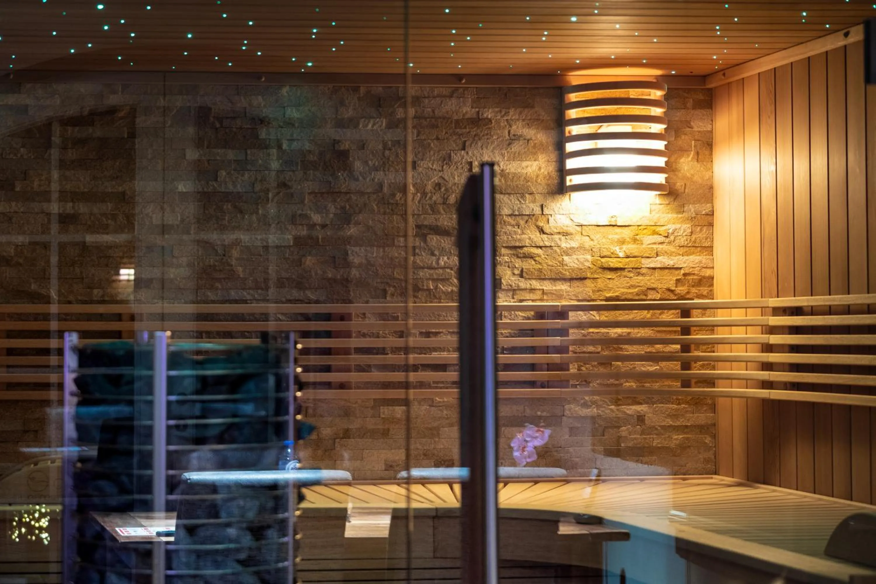 Sauna in Relax B&B Lavendine Pure