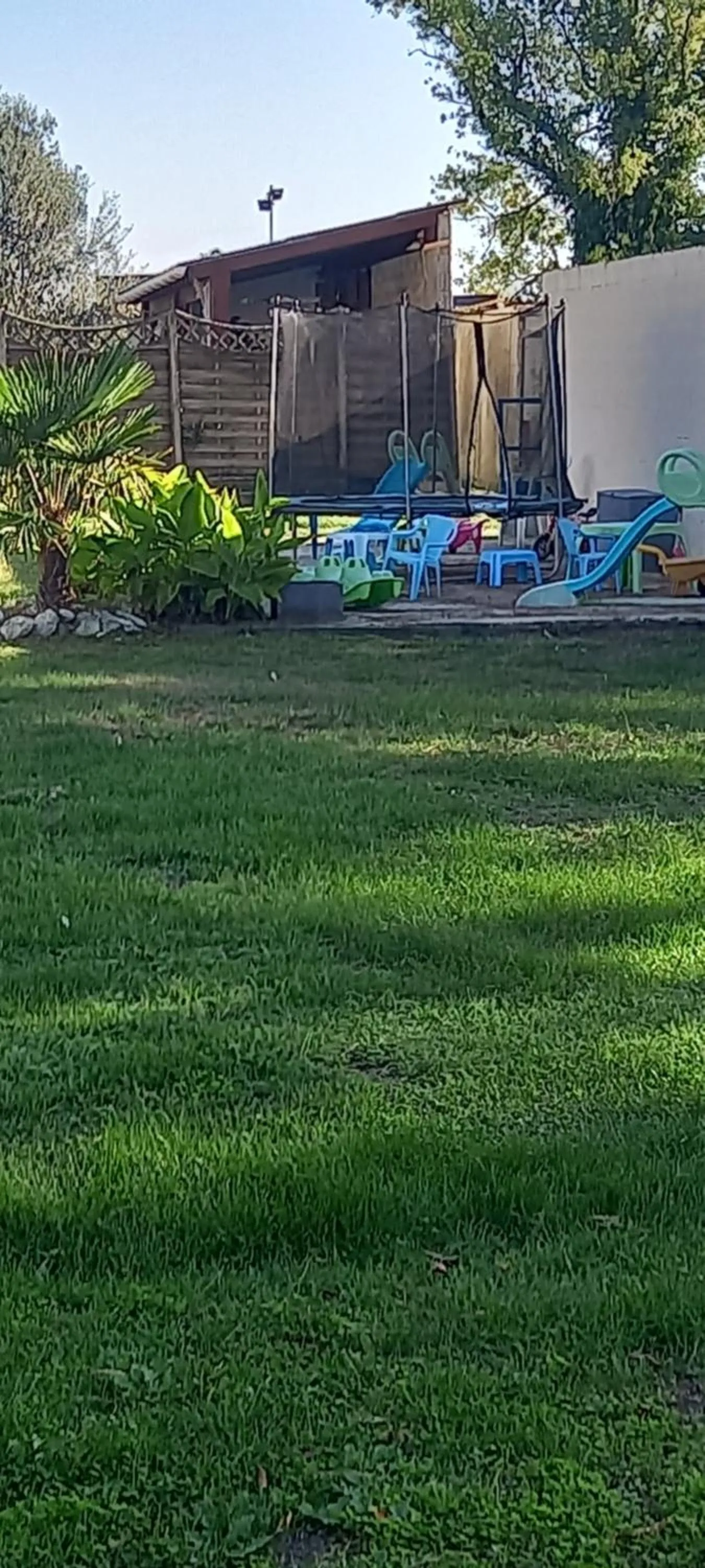 Children play ground in Les Demeures de la Laigne