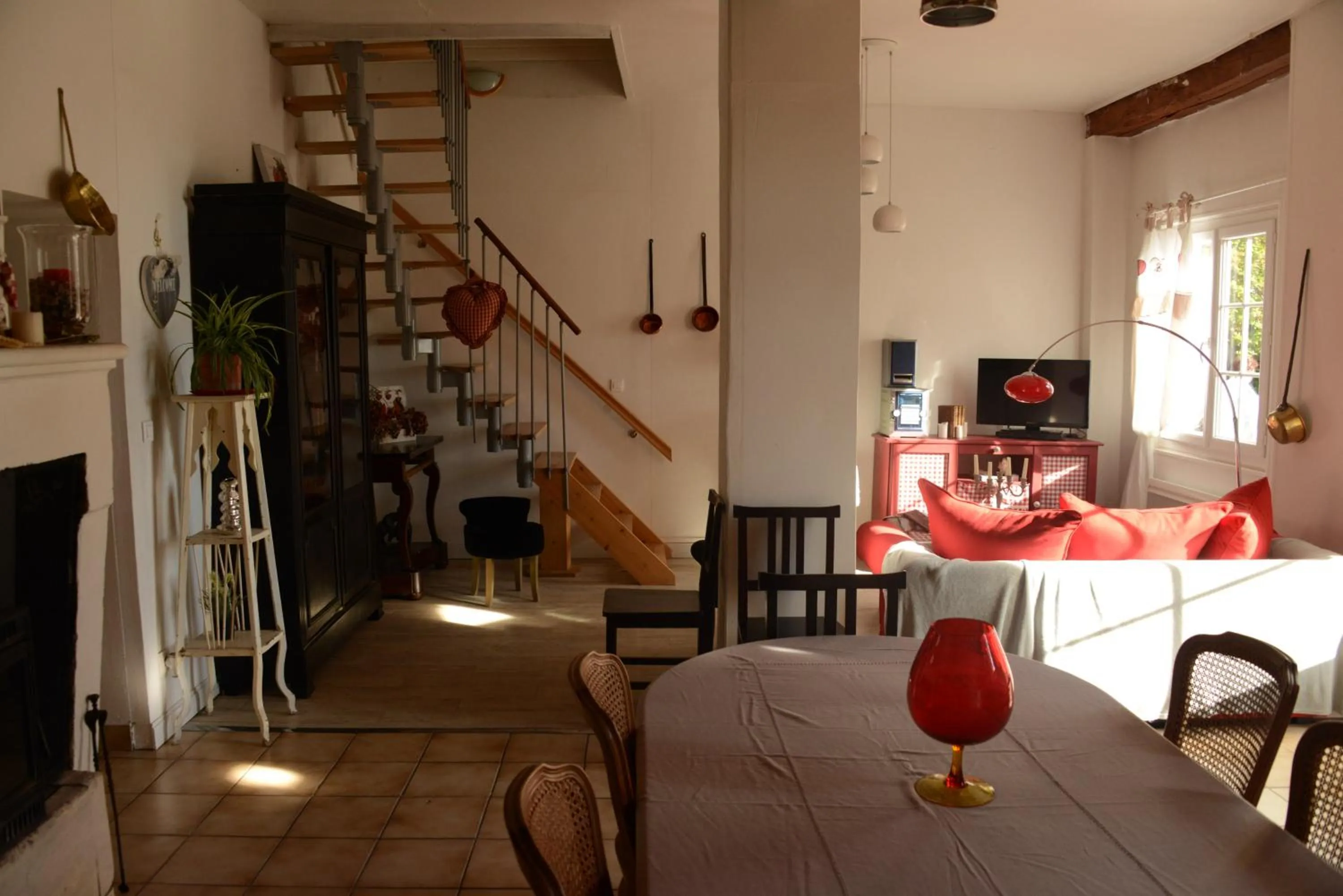 Seating area in Les Demeures de la Laigne
