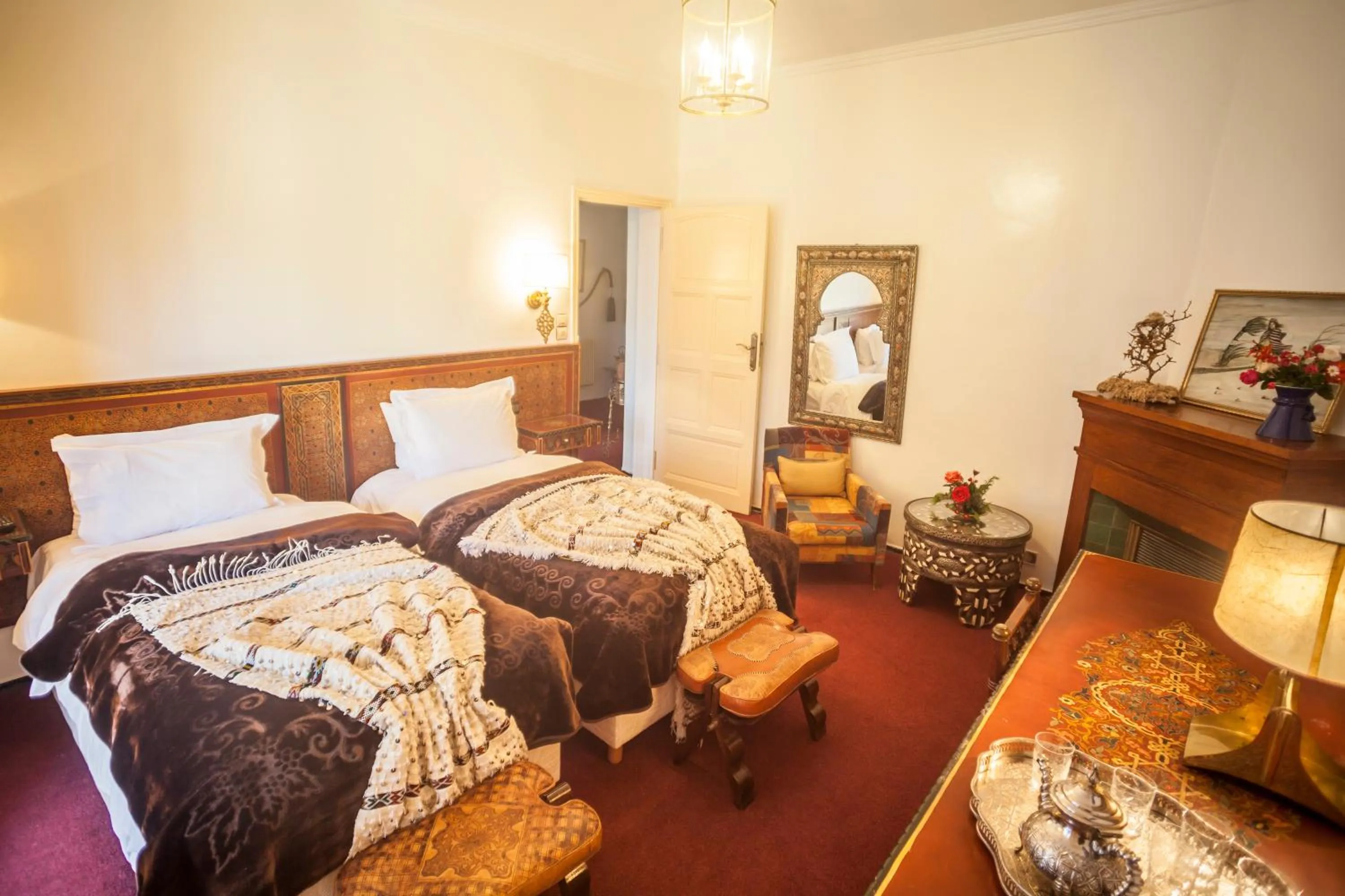 Bedroom, Bed in Villa Pomme d'Or