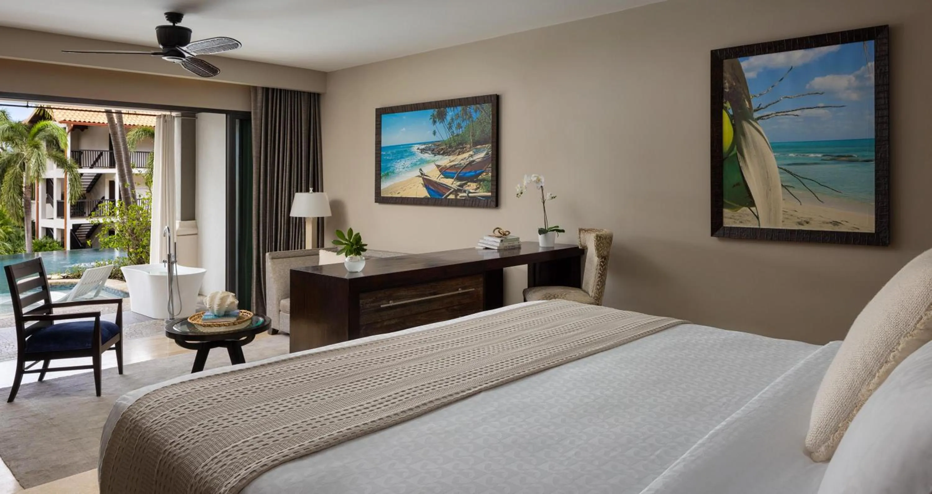 Photo of the whole room, Bed in Sandals Grenada All Inclusive - Couples Only