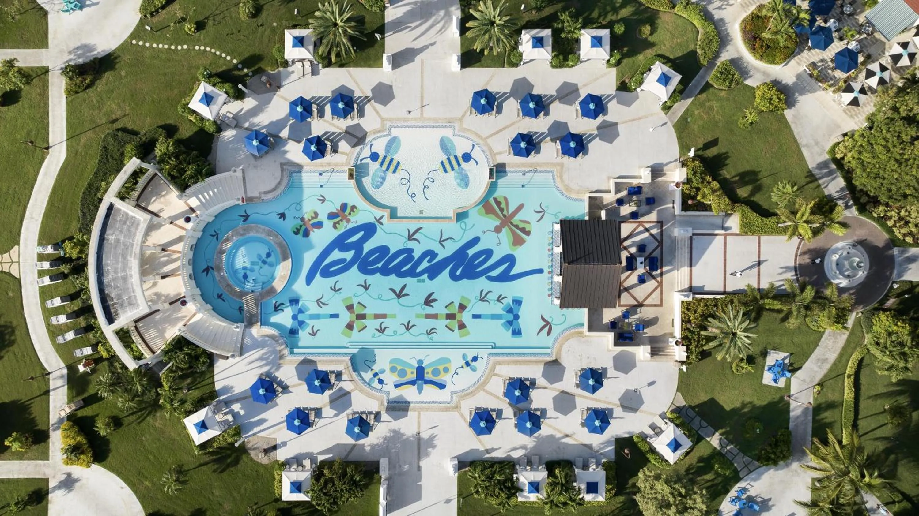 Swimming pool in Beaches Turks and Caicos Resort Villages and Spa All Inclusive