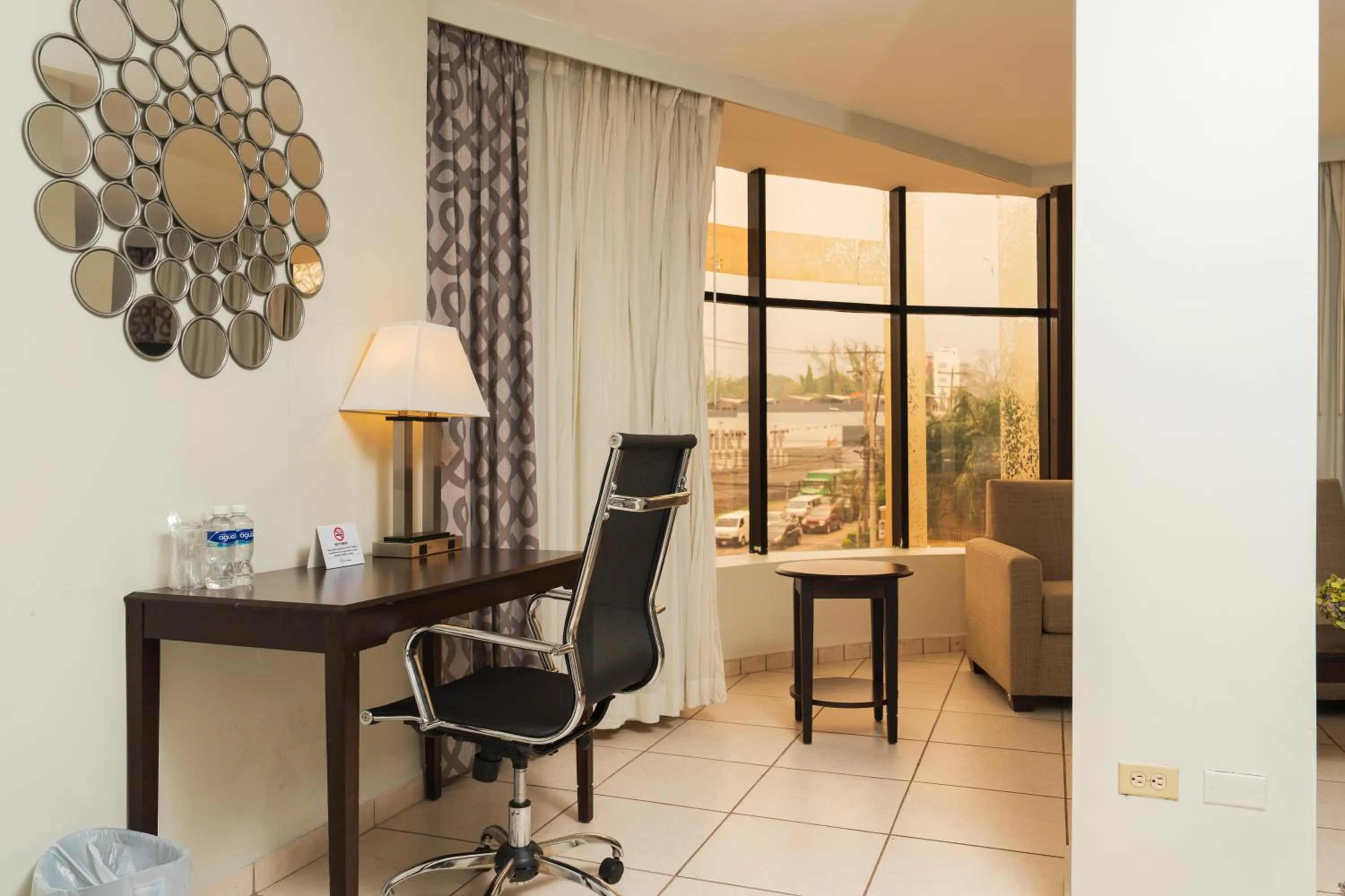 Seating area in Hotel Los Andes