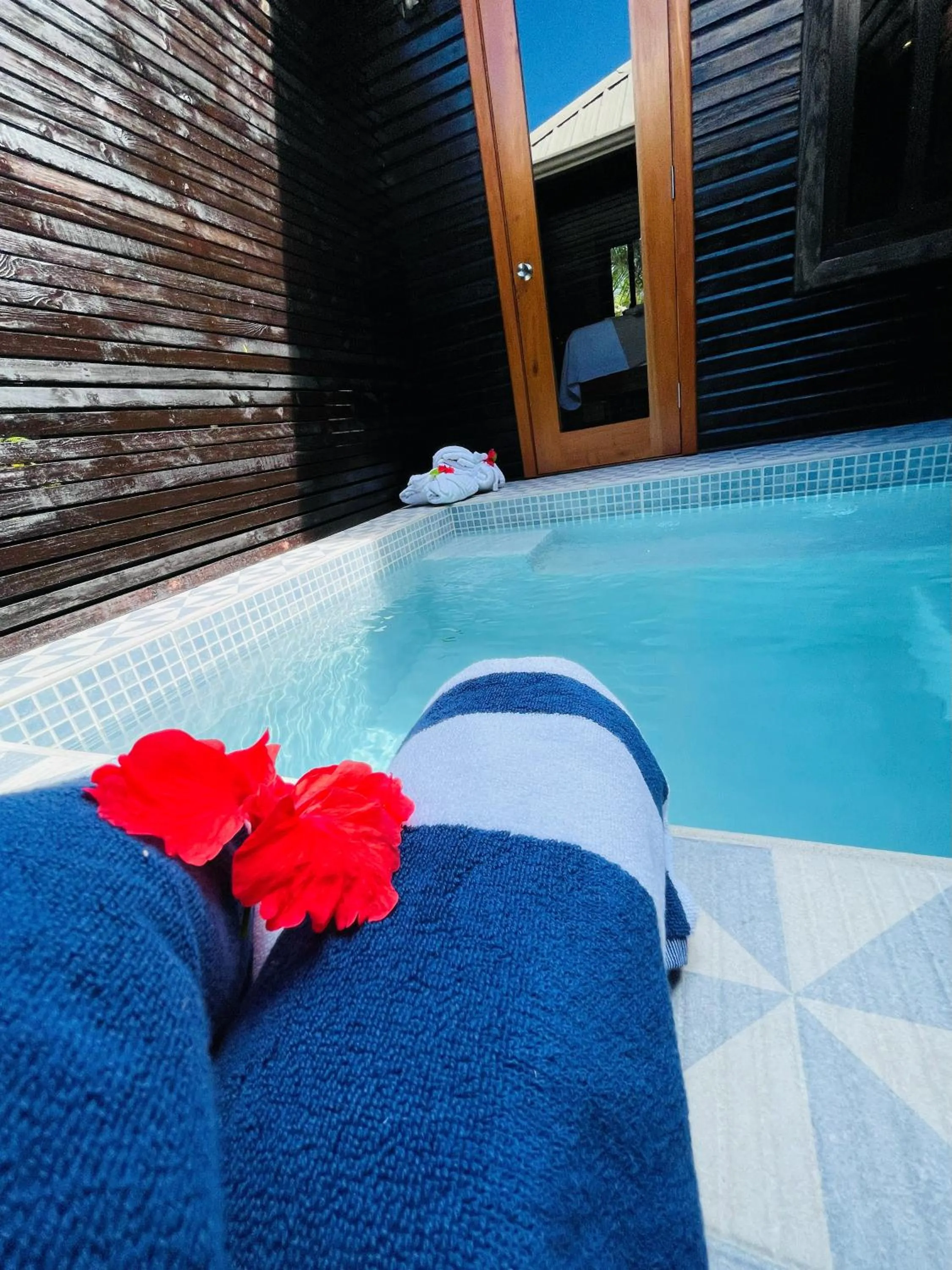 Swimming pool in PUR Boutique Cabanas, Adults Only