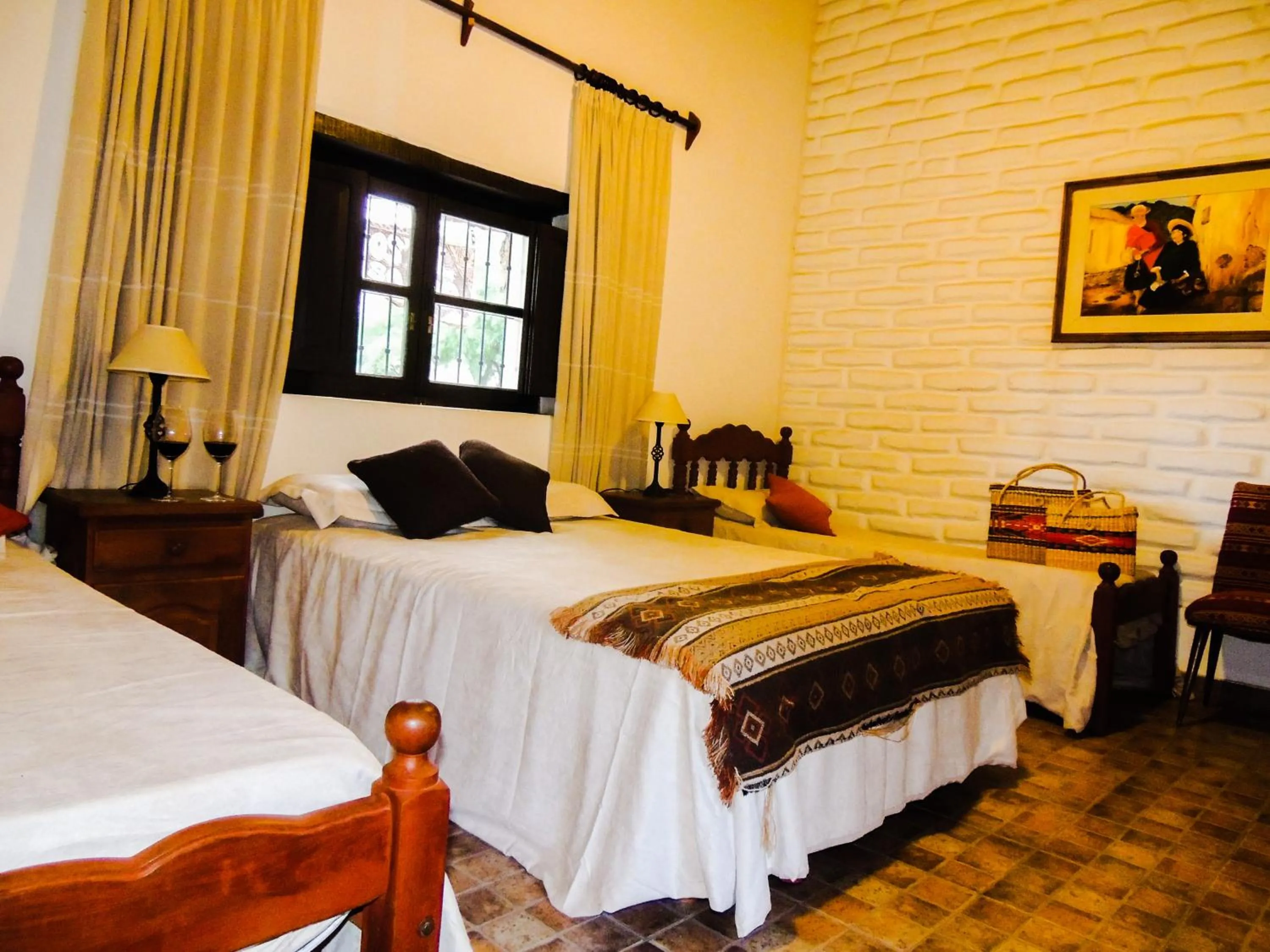 Bed in Hostal Tierra de Vinos