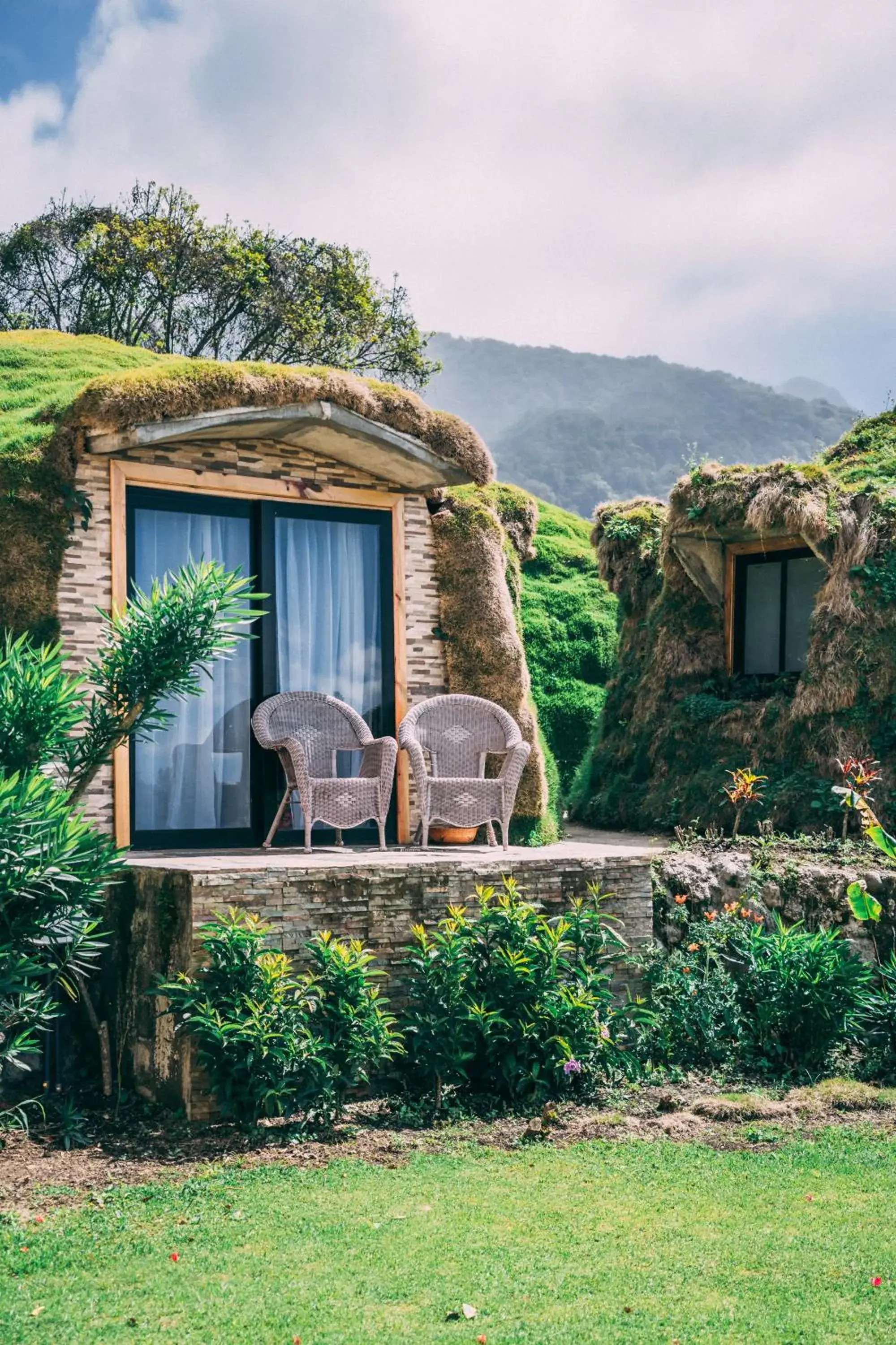 Garden view in Bambuda Castle Garden view in Bambuda Castle