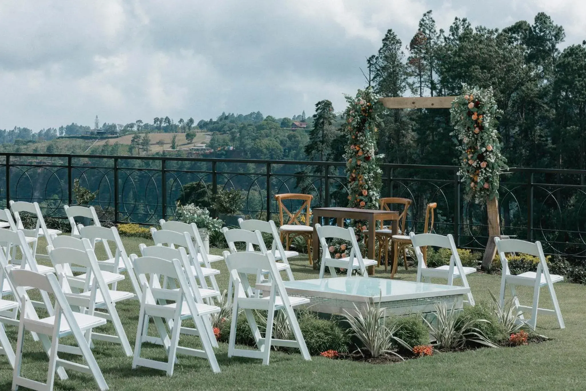 Mountain view in Bambuda Castle Mountain view in Bambuda Castle