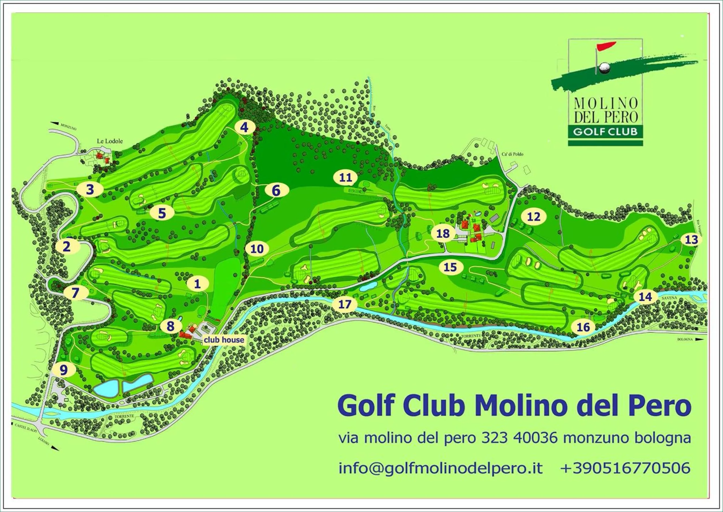 Golfcourse in Gan Eden B&B
