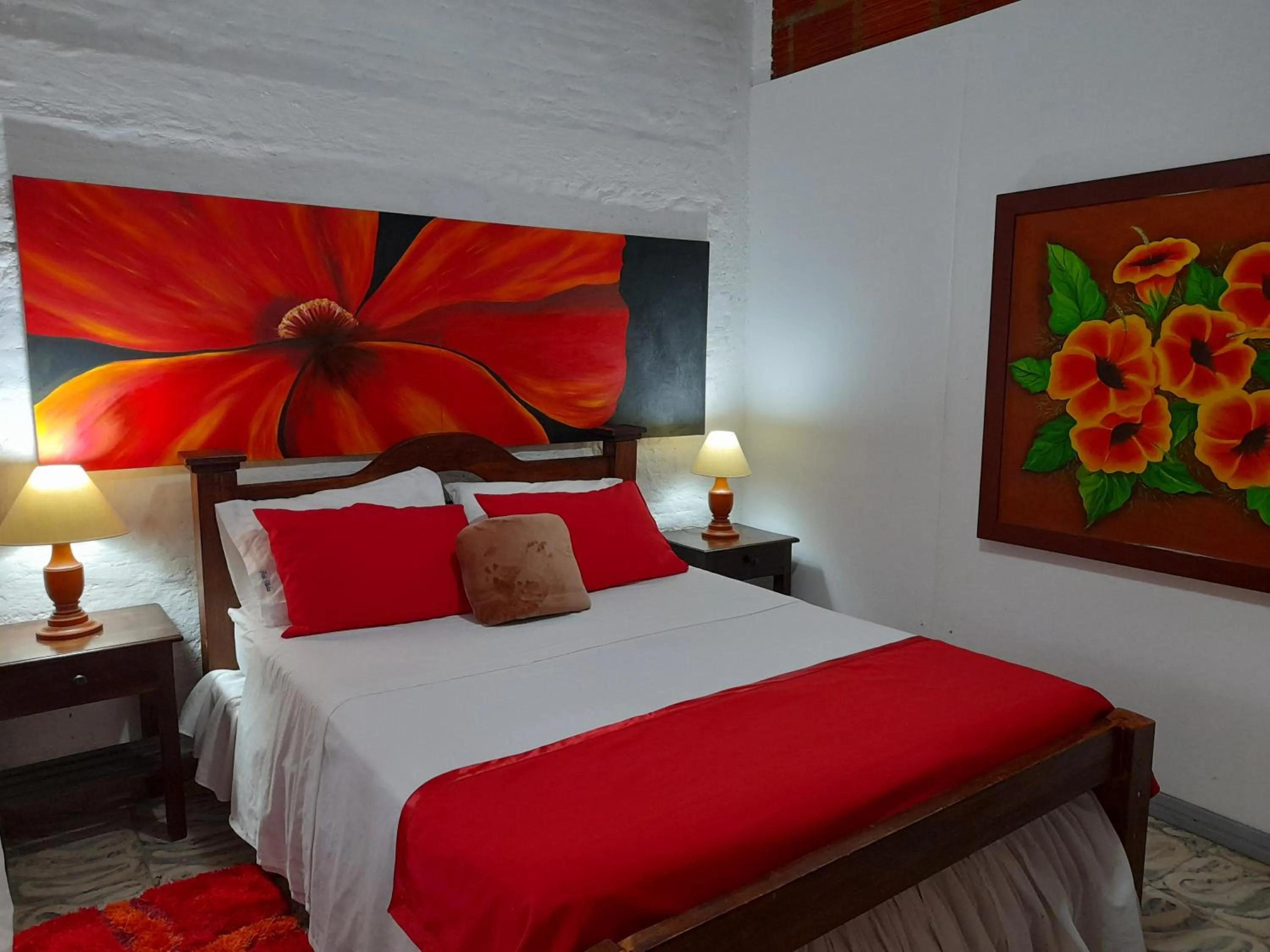 Bed in Villa Luzandi
