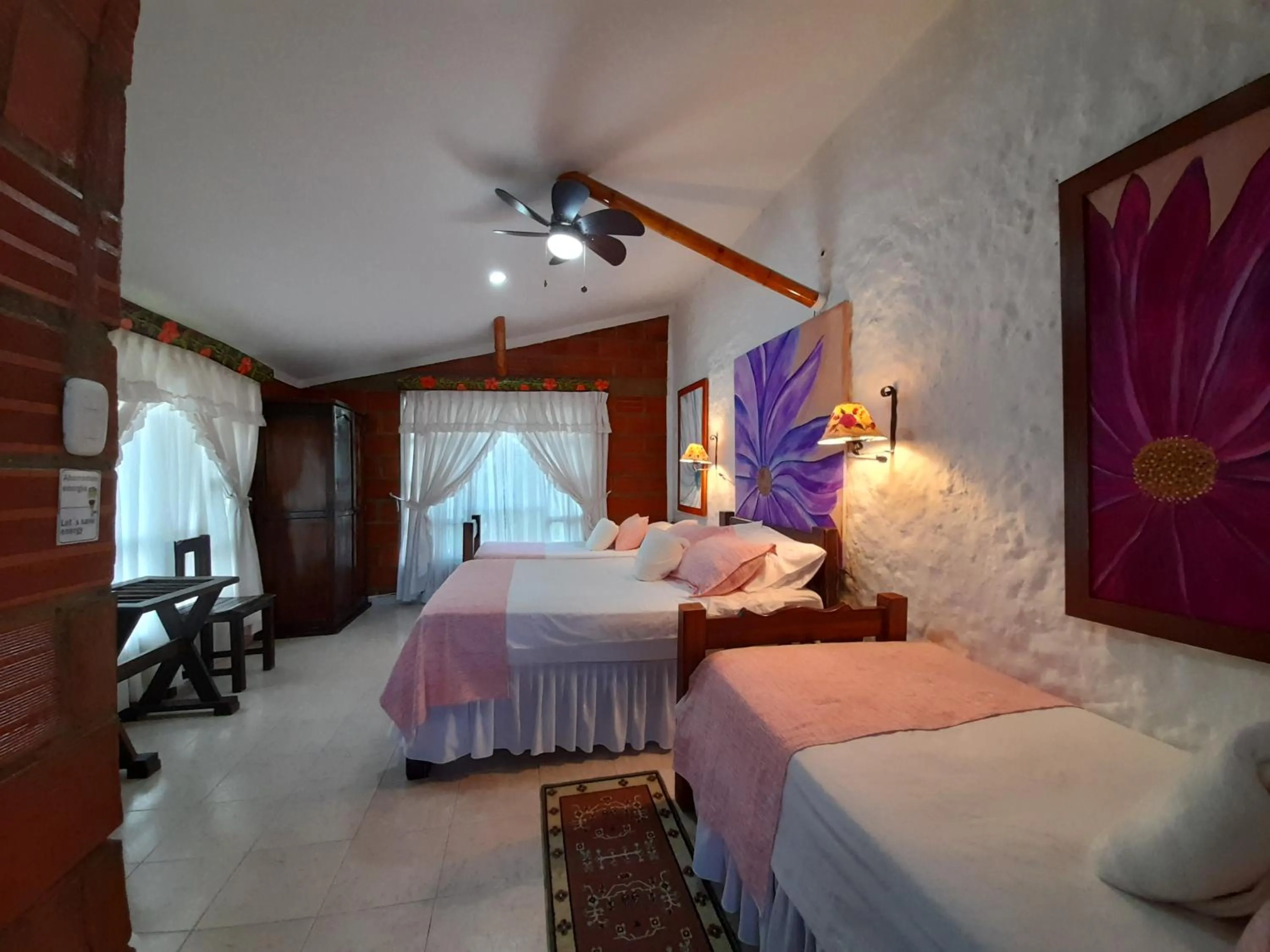 Bed in Villa Luzandi