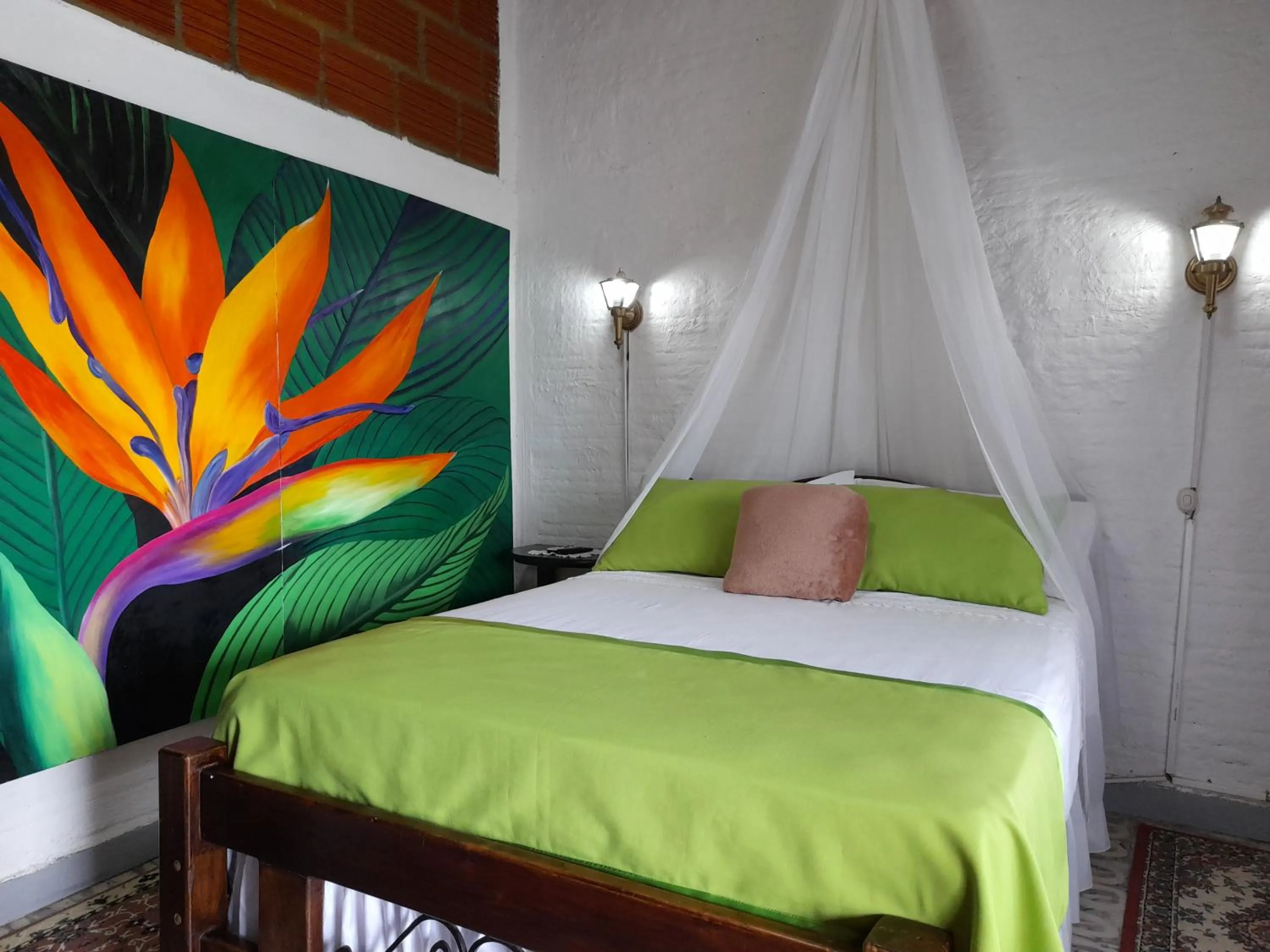 Bed in Villa Luzandi