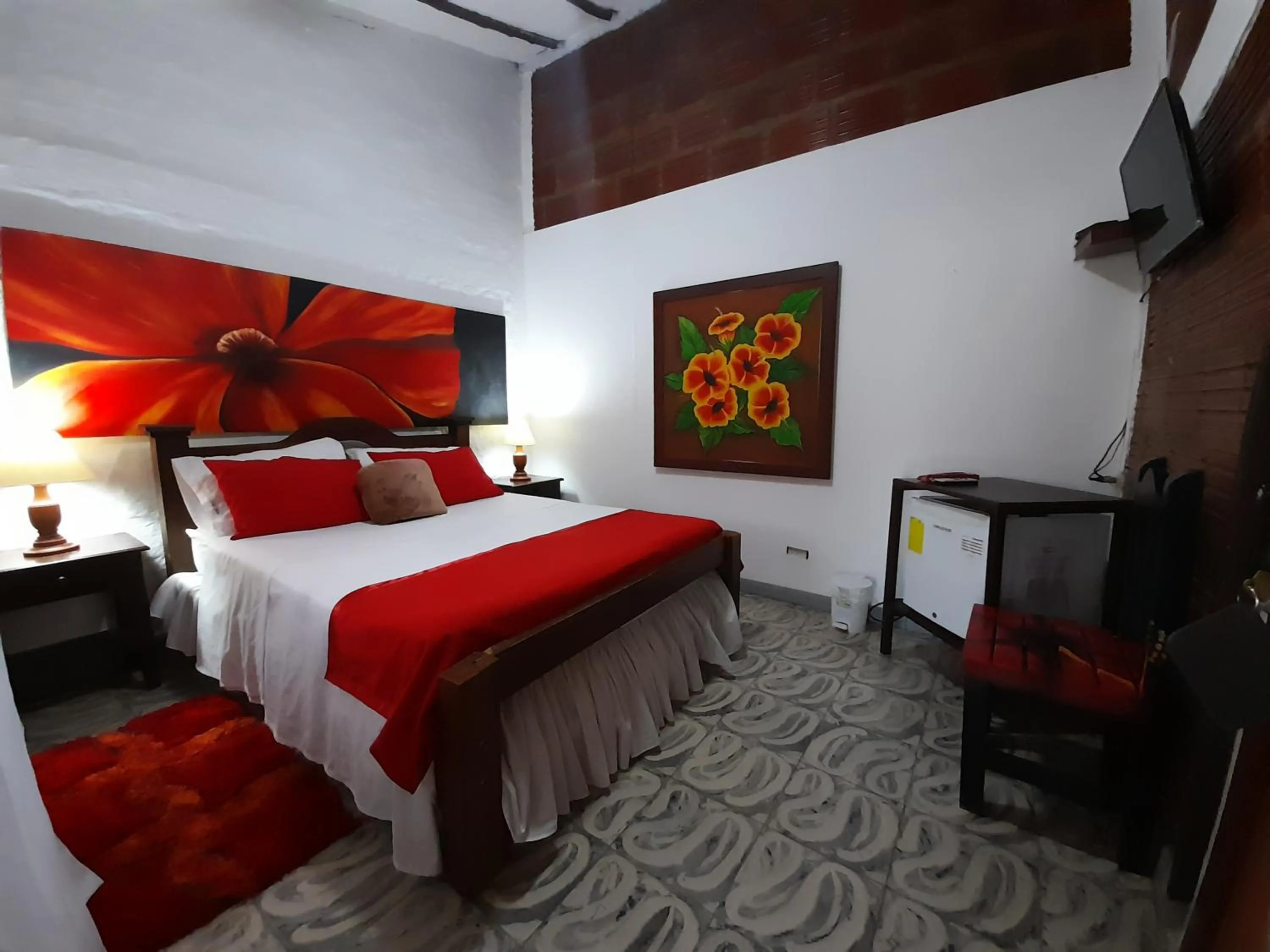 Bed in Villa Luzandi