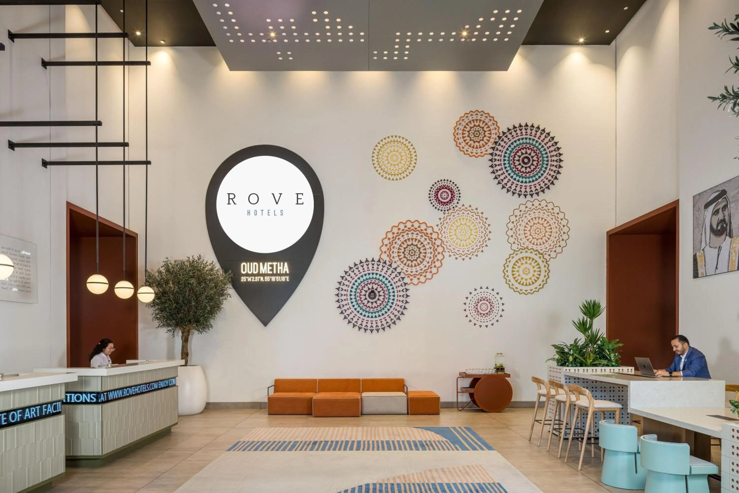 Lobby or reception in Rove Bur Dubai - Healthcare City