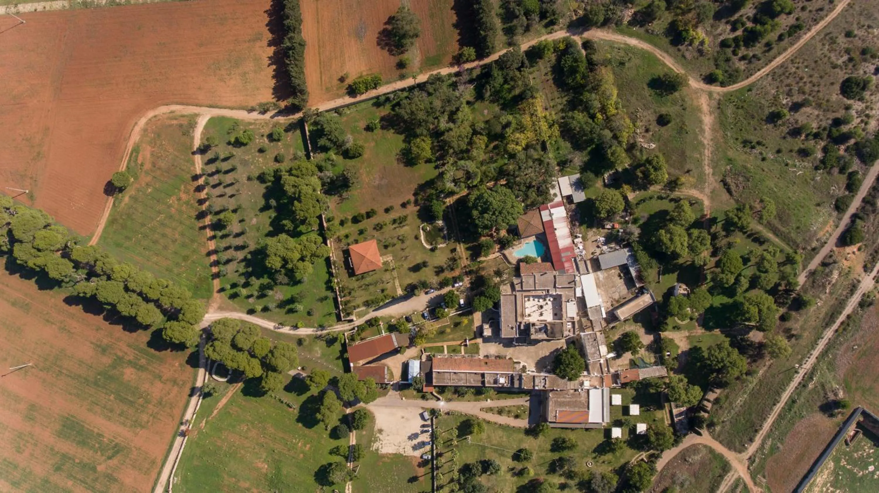 Bird's eye view in Masseria Zanzara