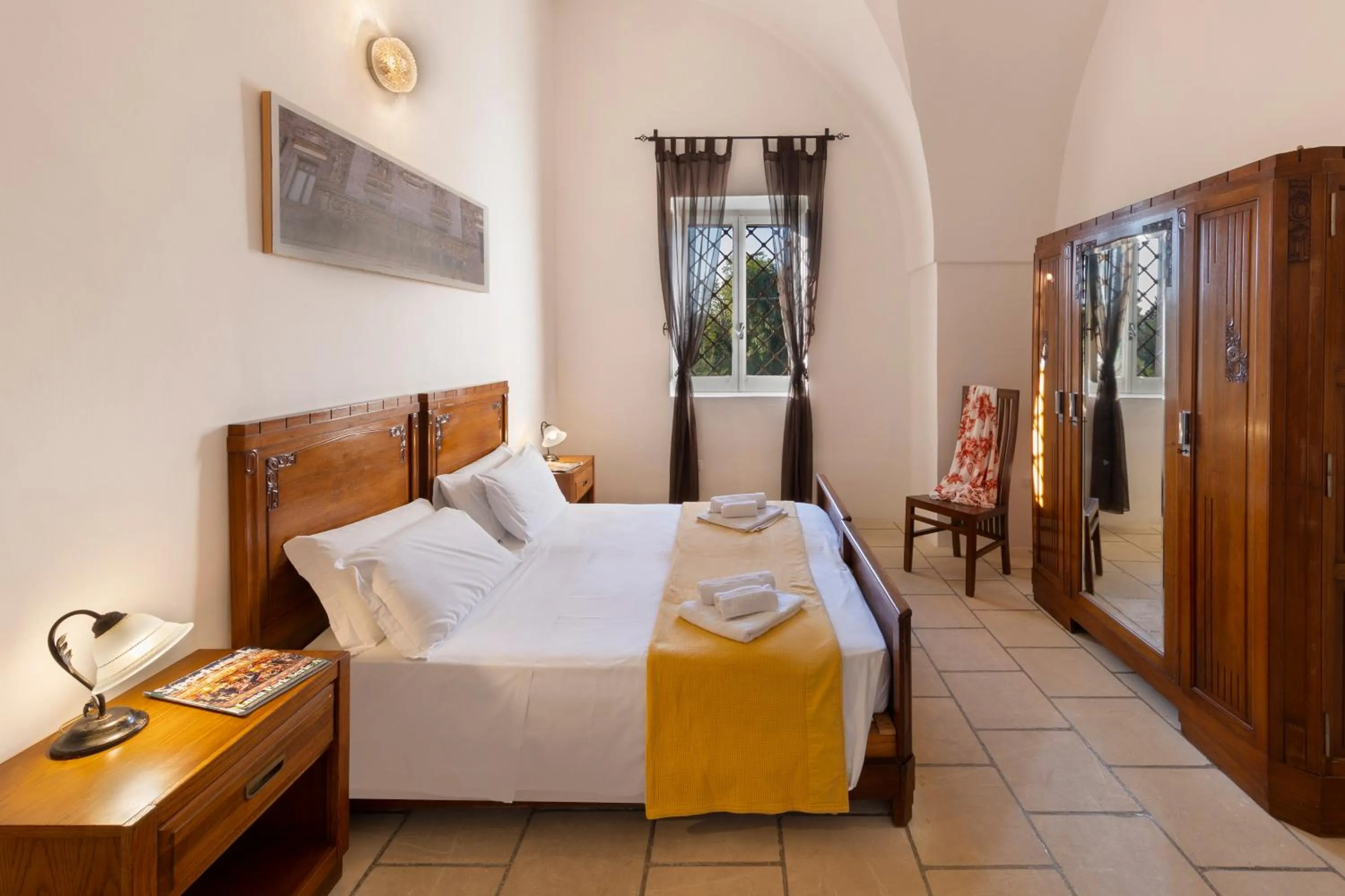 Bed in Masseria Zanzara