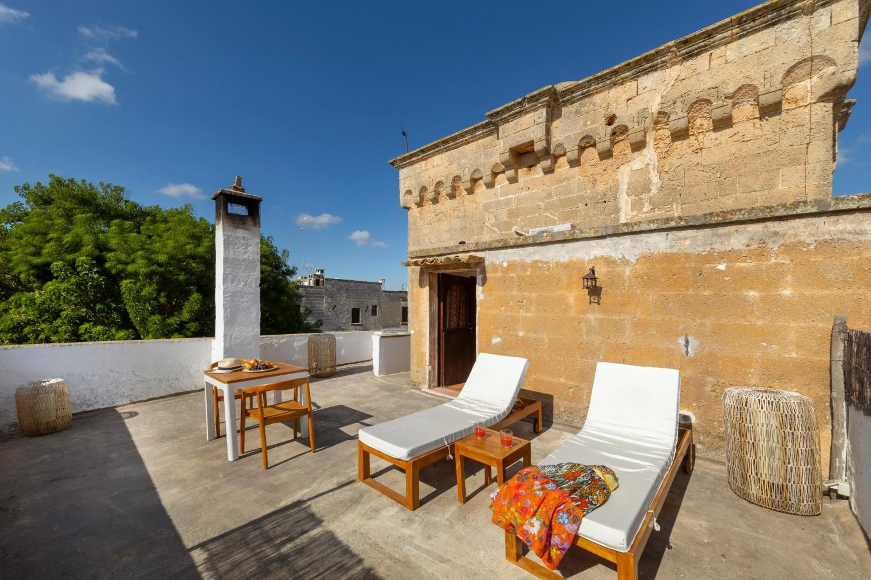 Patio in Masseria Zanzara