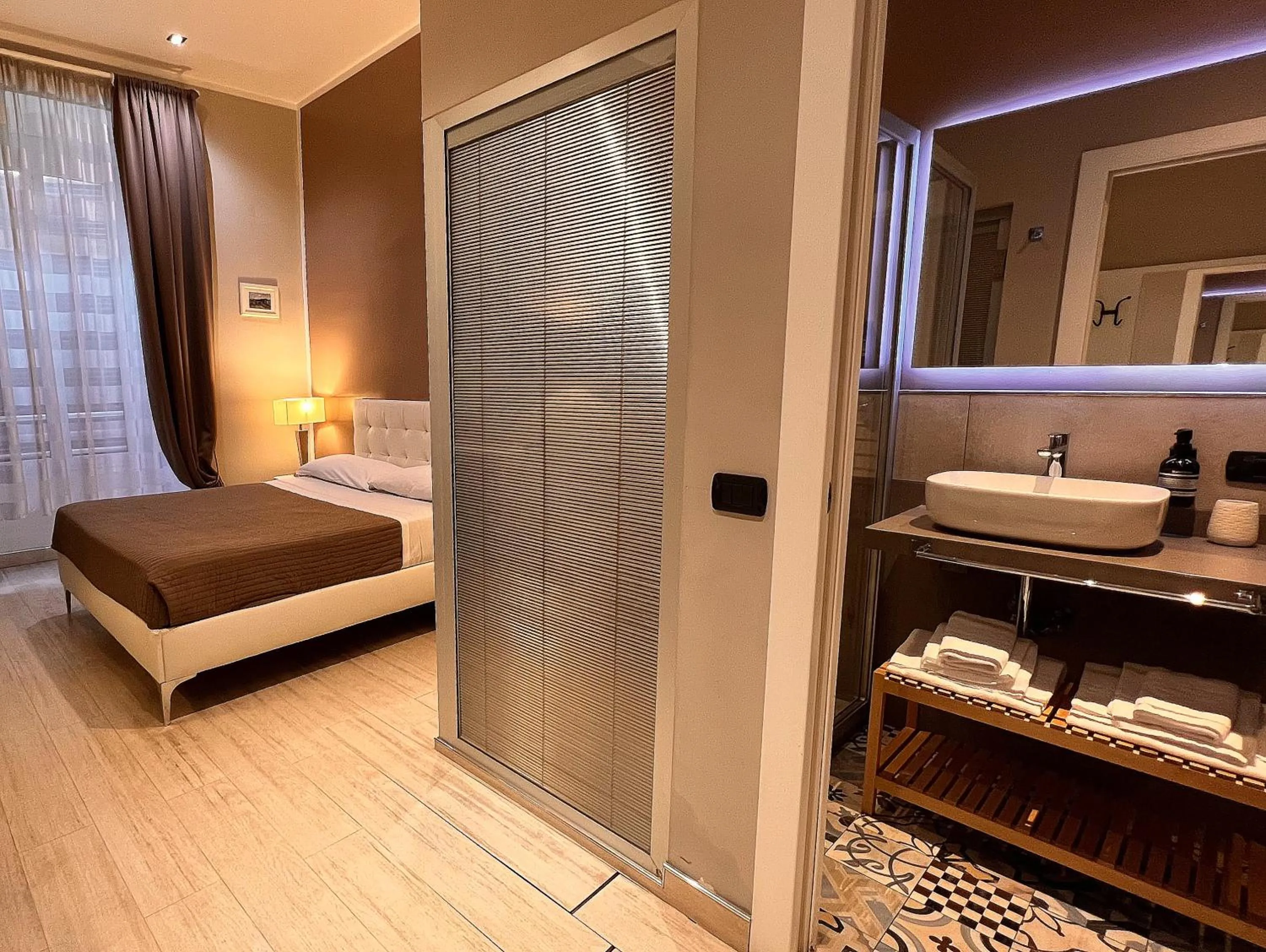 Bed in Fabio Massimo Guest House