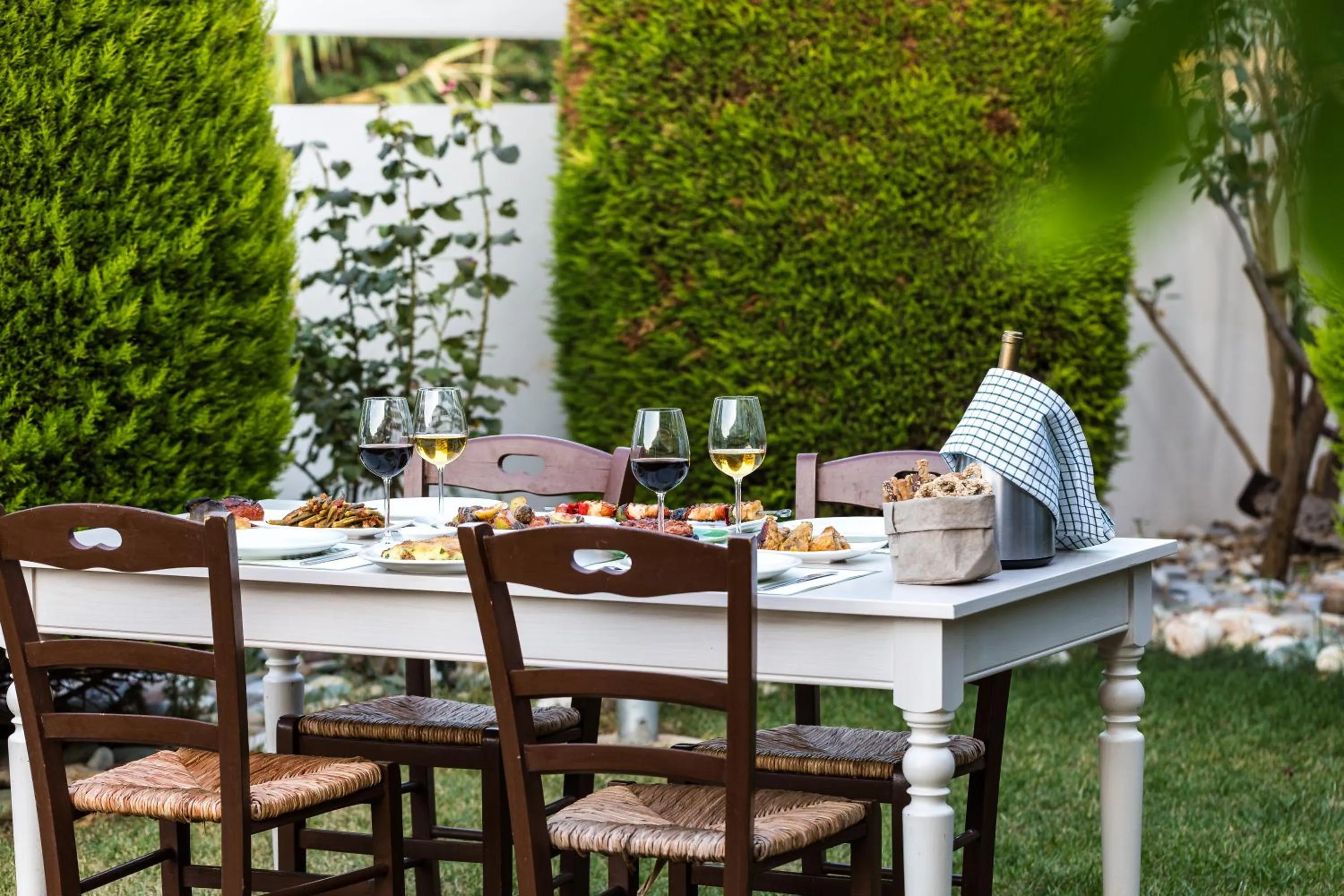 Food close-up in Mikro Livadi Special Lodges - Has an Eco Salt water pool - 150m from the beach