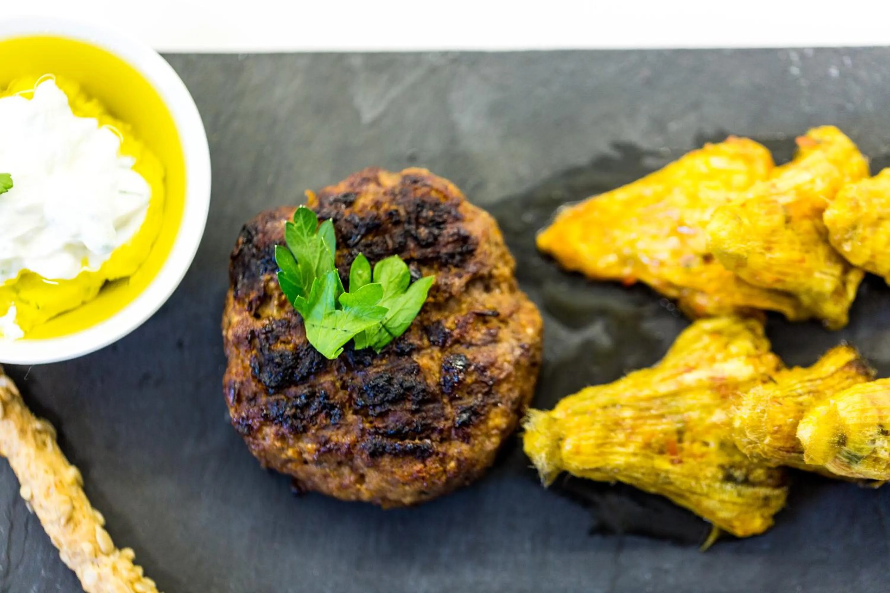 Food close-up in Mikro Livadi Special Lodges - Has an Eco Salt water pool - 150m from the beach