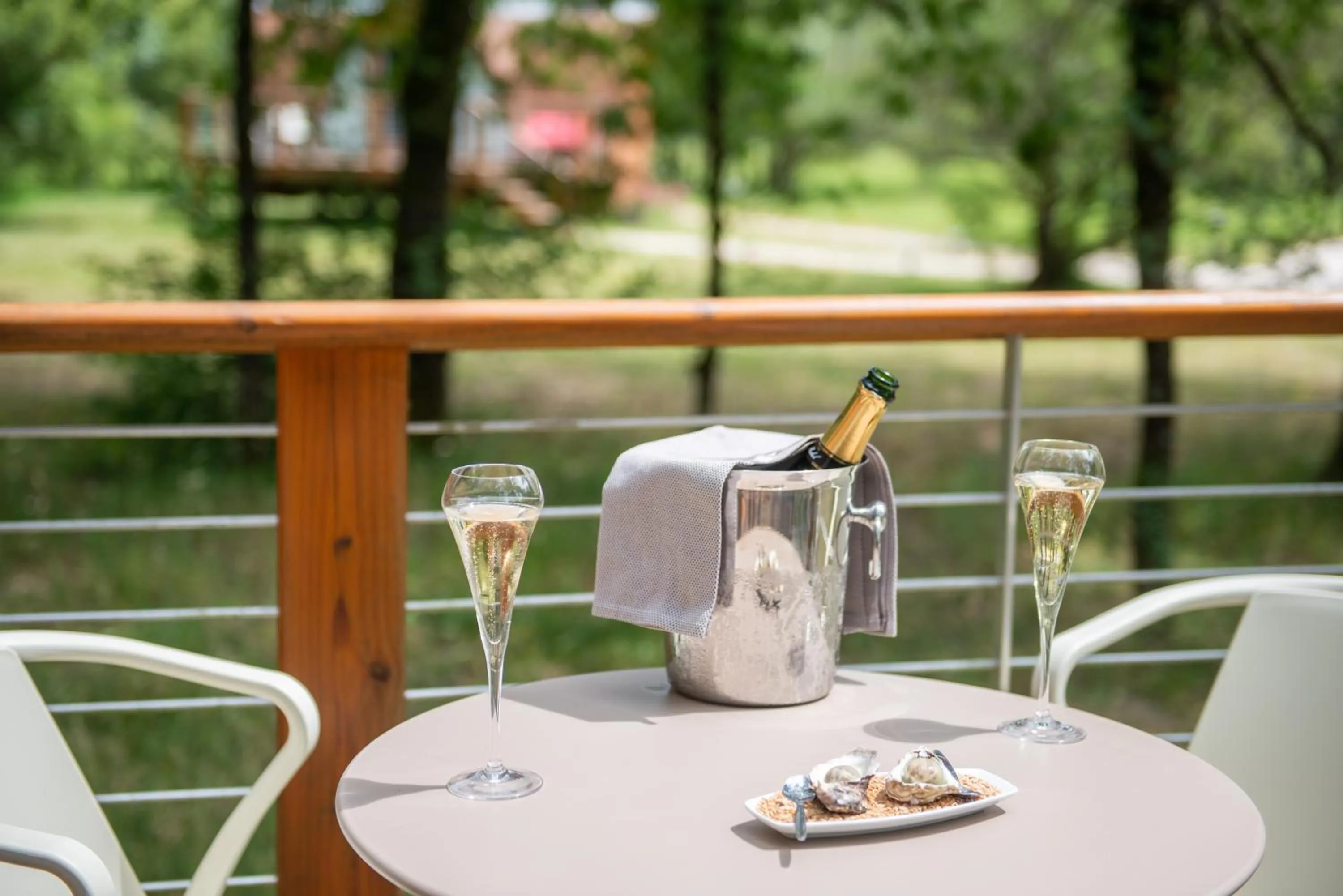 Patio in Le Relais Des Landes - Demeures et Chateaux