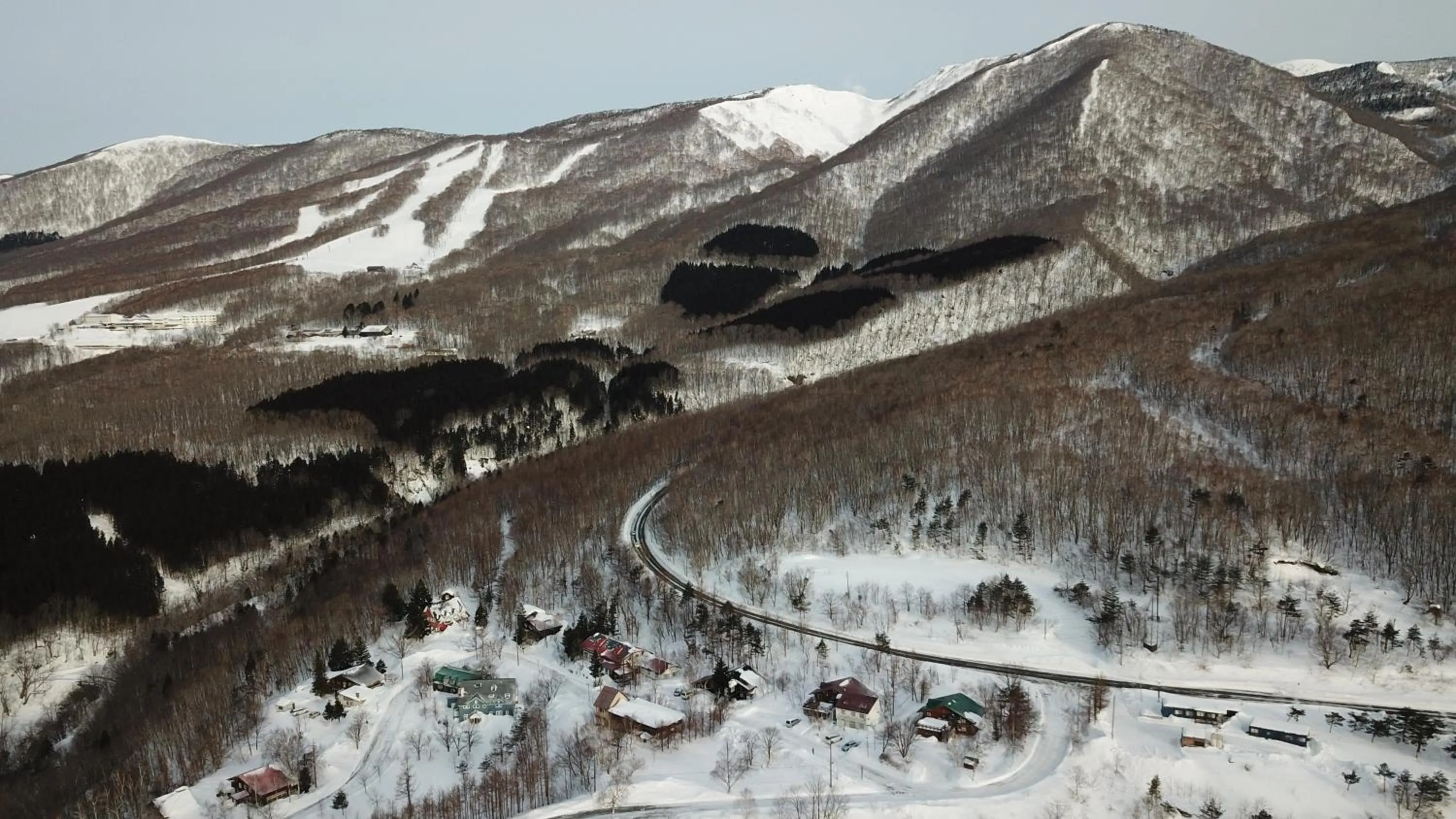 Skiing in Pension Sanrinsha