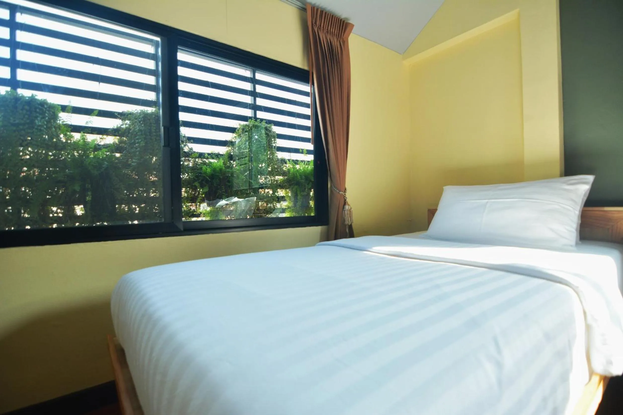 Bed in The Corner's unique house