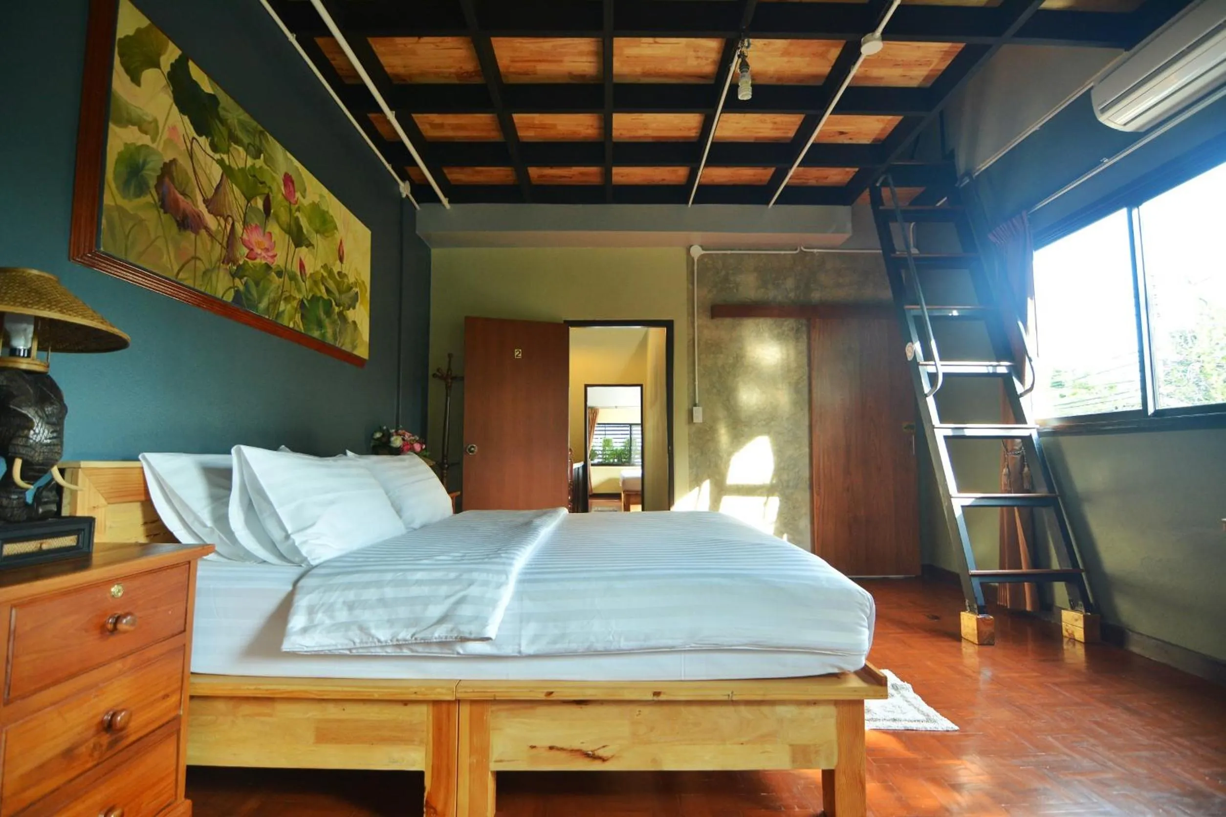Photo of the whole room, Bed in The Corner's unique house