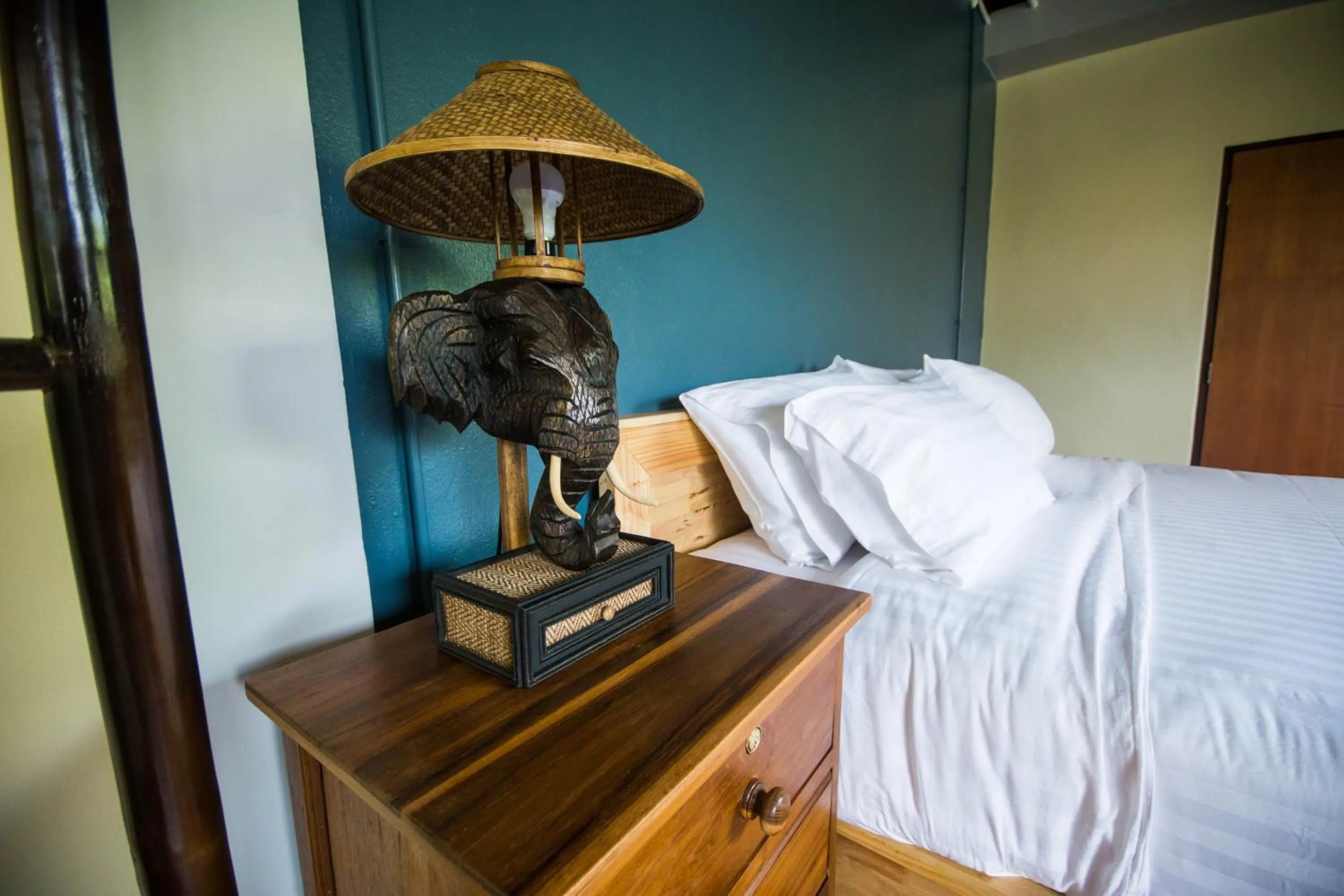 Bed in The Corner's unique house