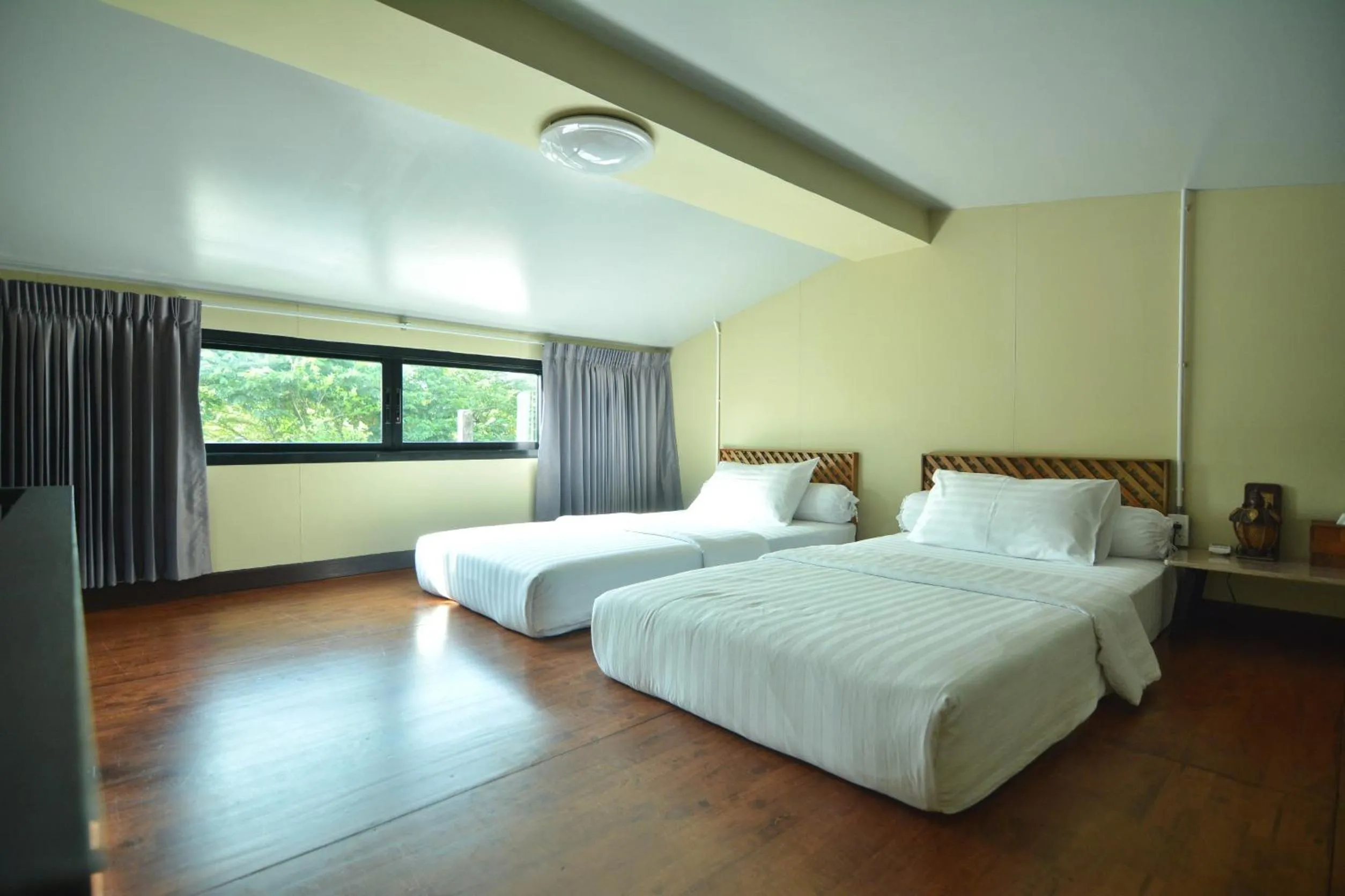Bed in The Corner's unique house