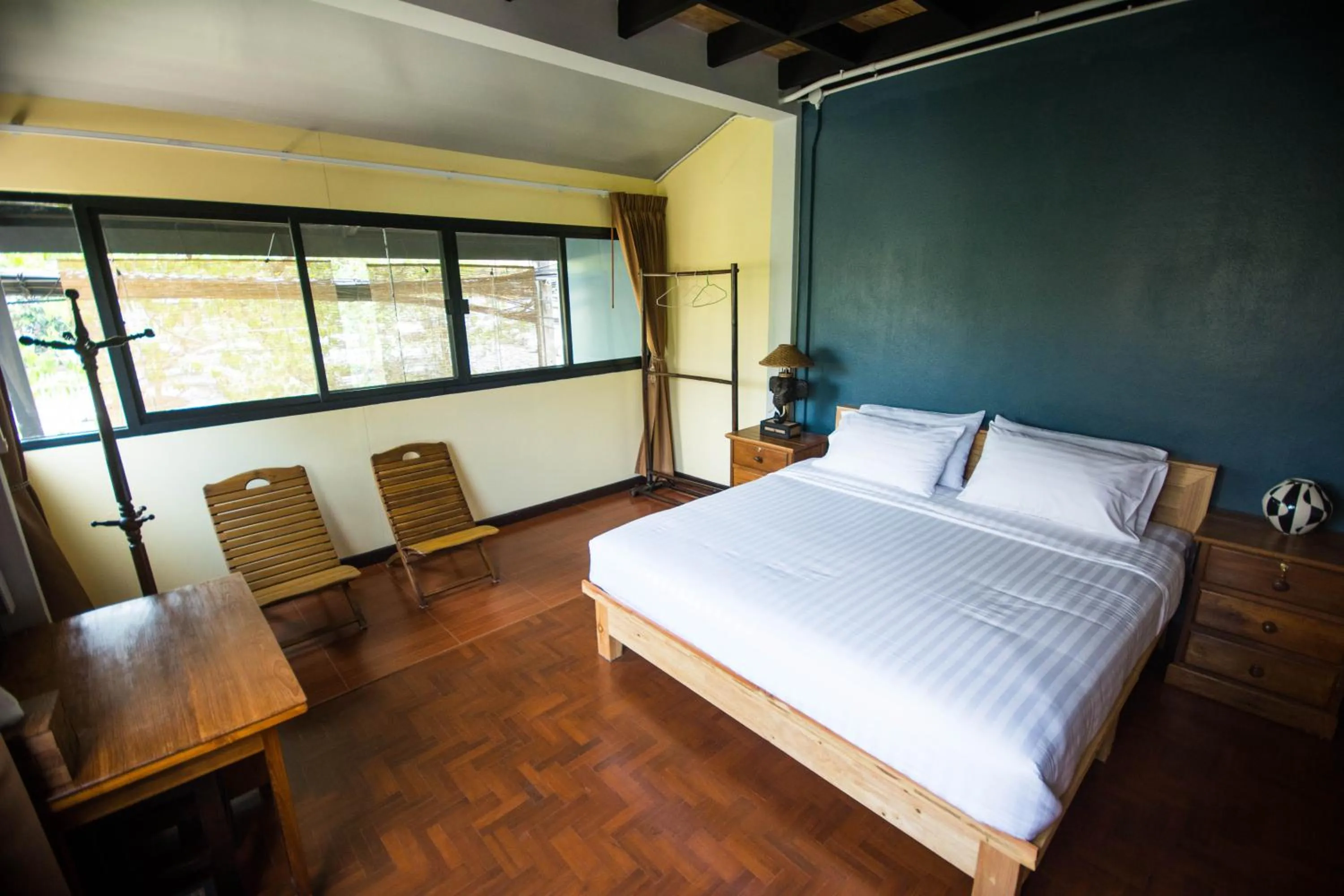 Bed in The Corner's unique house