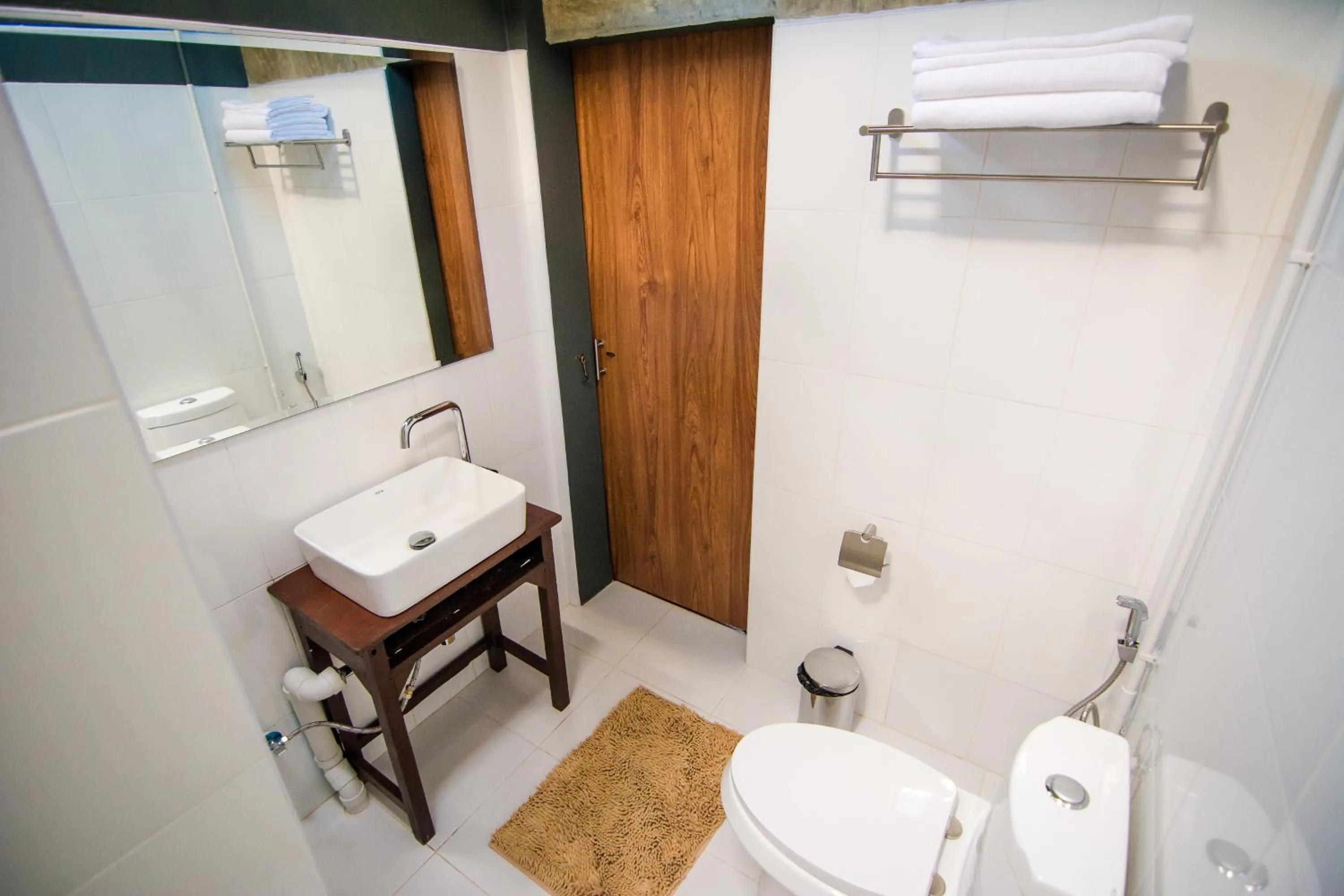 Bathroom in The Corner's unique house