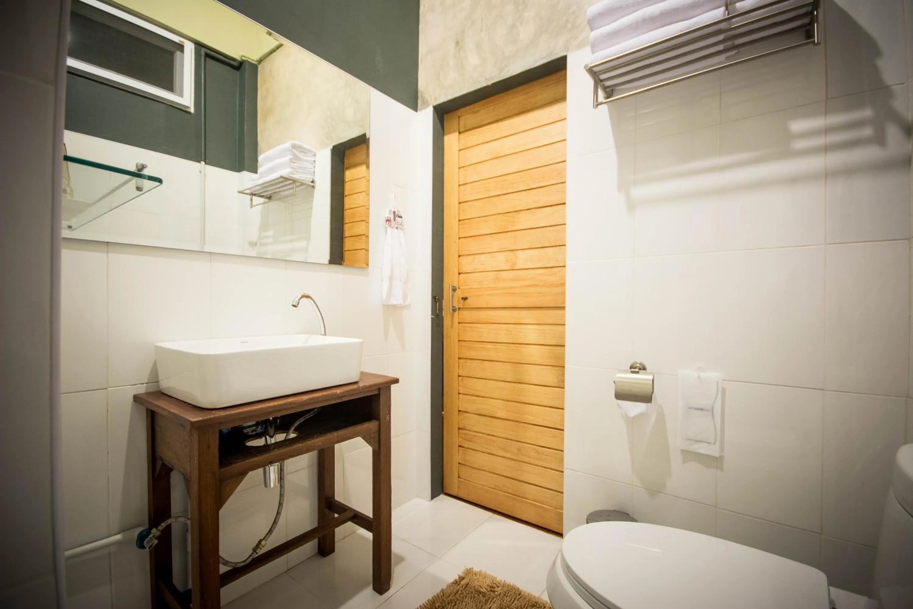 Bathroom in The Corner's unique house